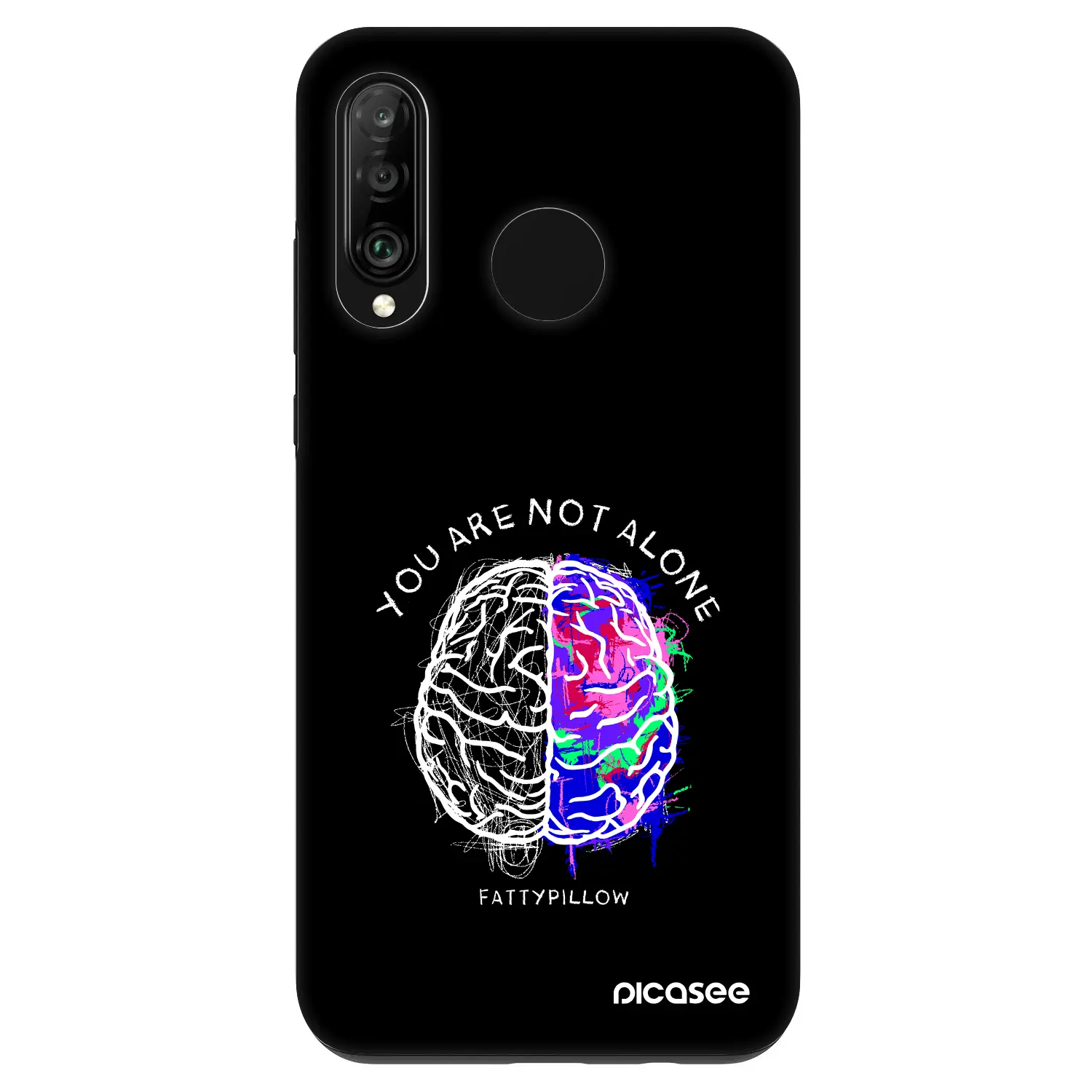 Fashion Case pro Huawei P30 Lite - Brain - White