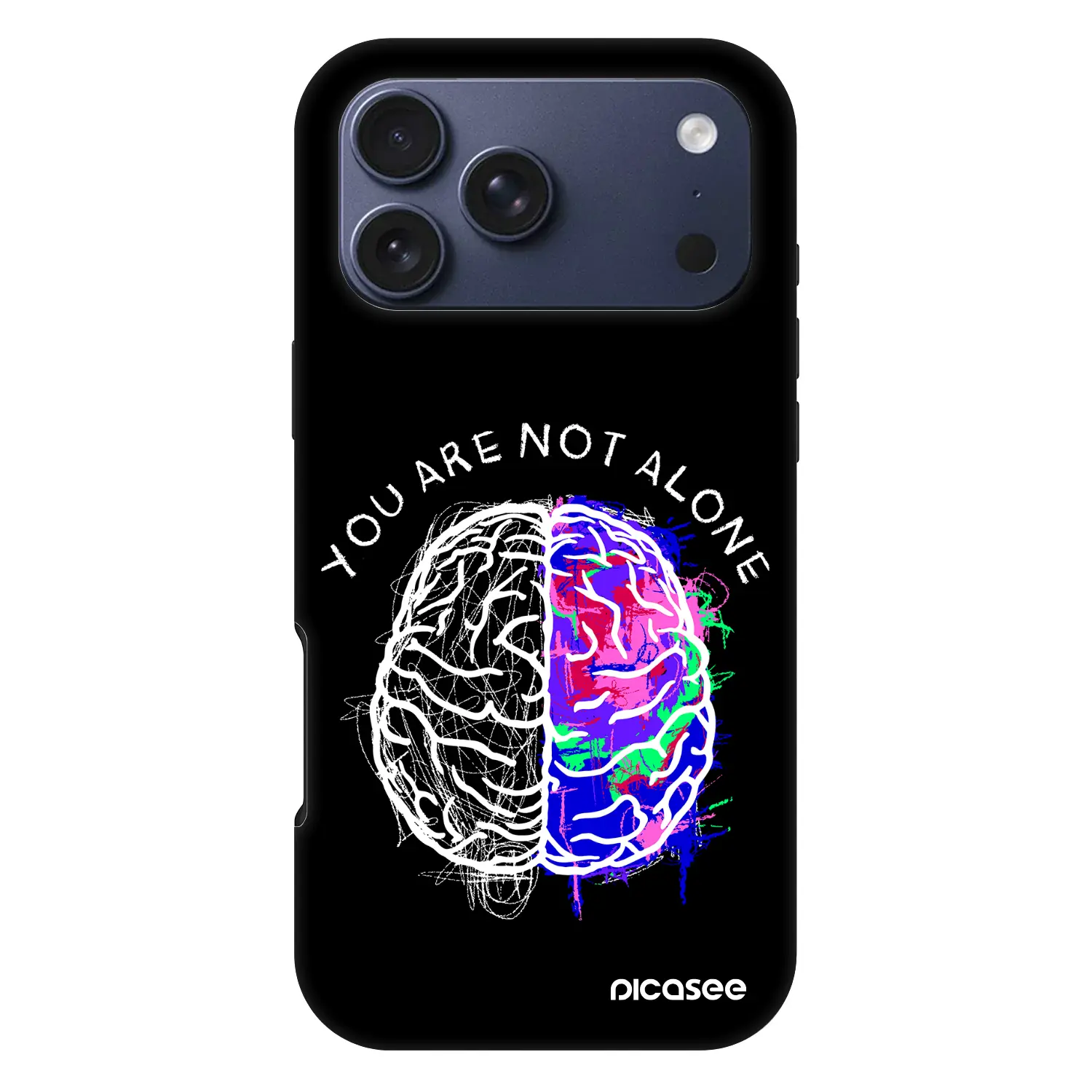 Fashion Case MagSafe Apple iPhone 17 Pro Max - Brain - White