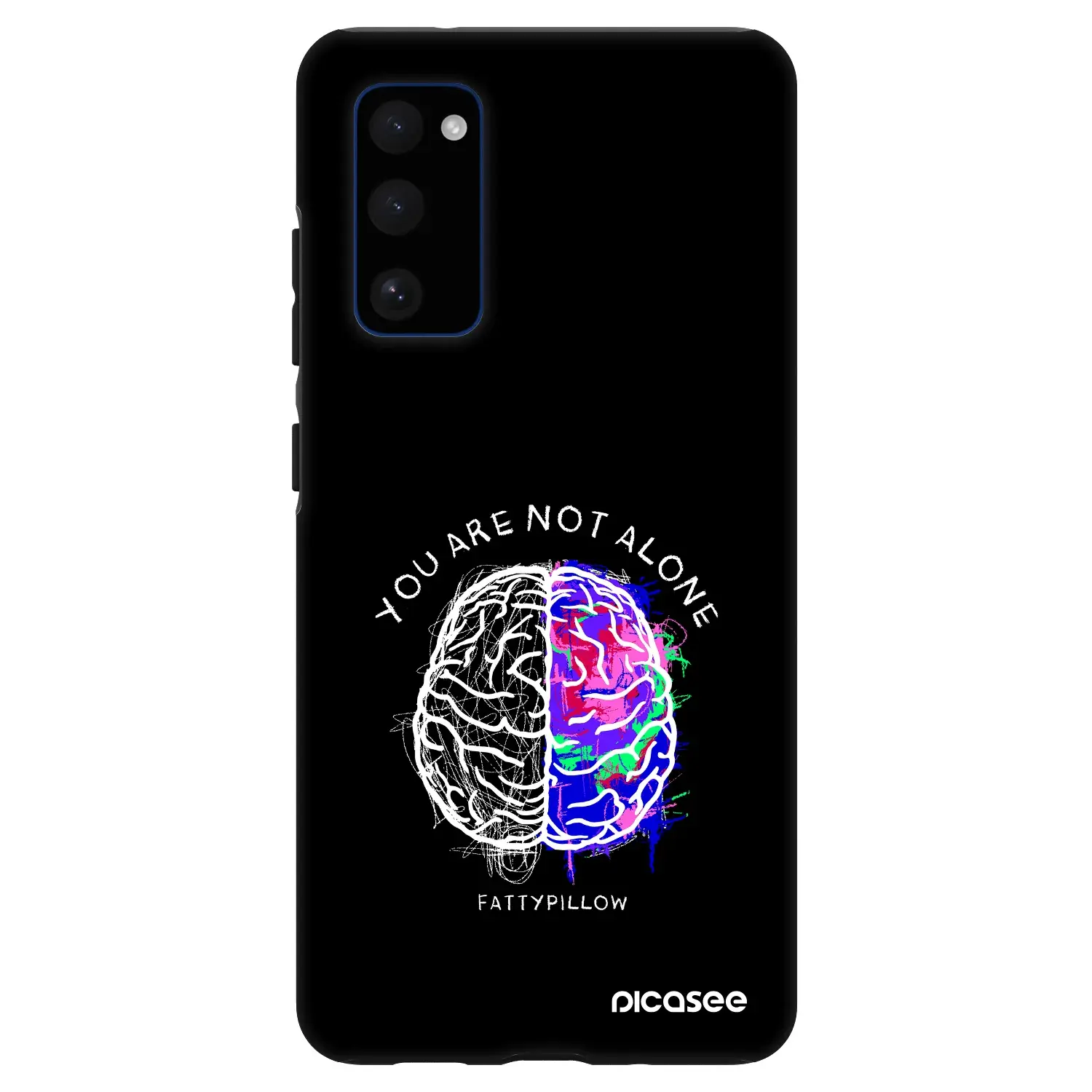 Fashion Case pro Samsung Galaxy S20 FE - Brain - White