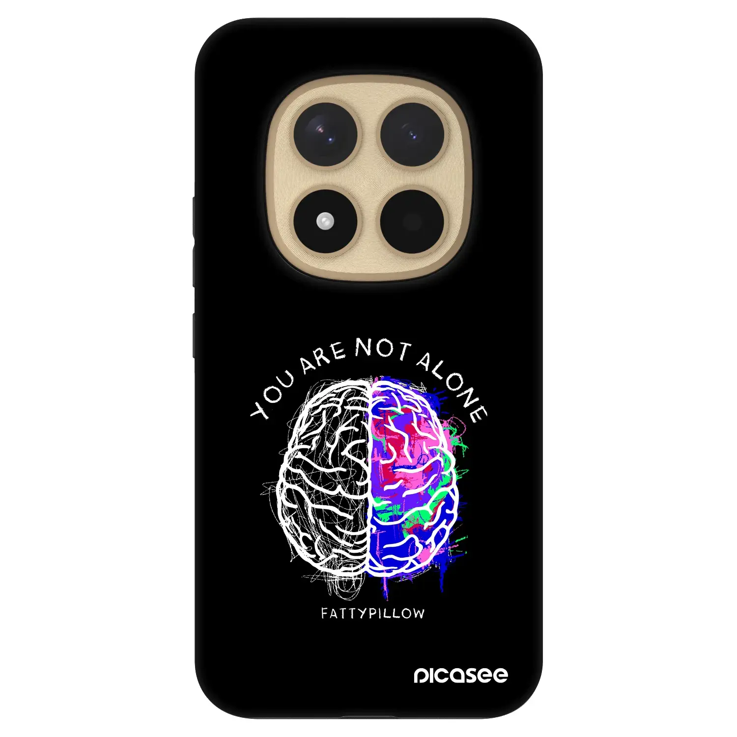 Fashion Case pro Xiaomi Redmi Note 15 Pro+ - Brain - White