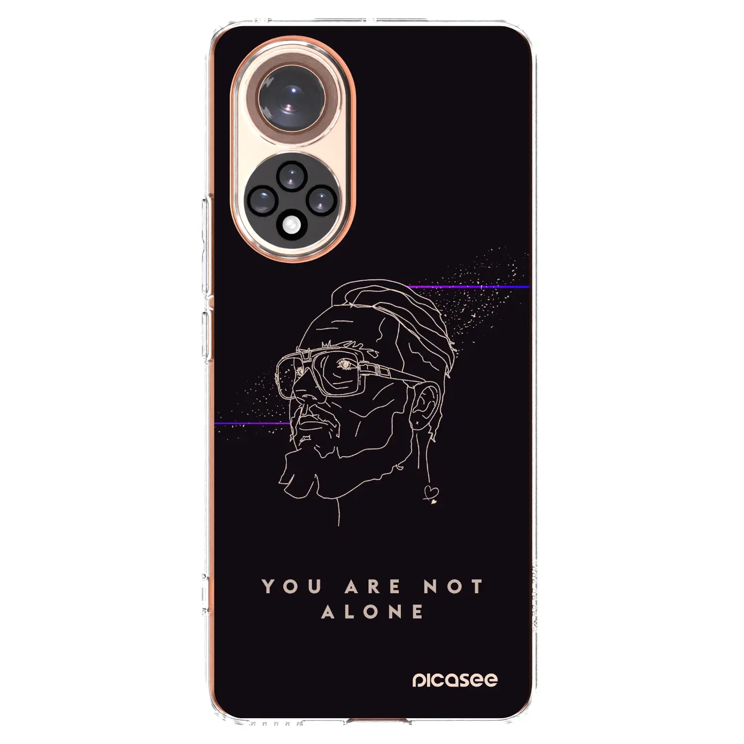 Silikonový průhledný obal pro Huawei Nova 9 - You are not alone