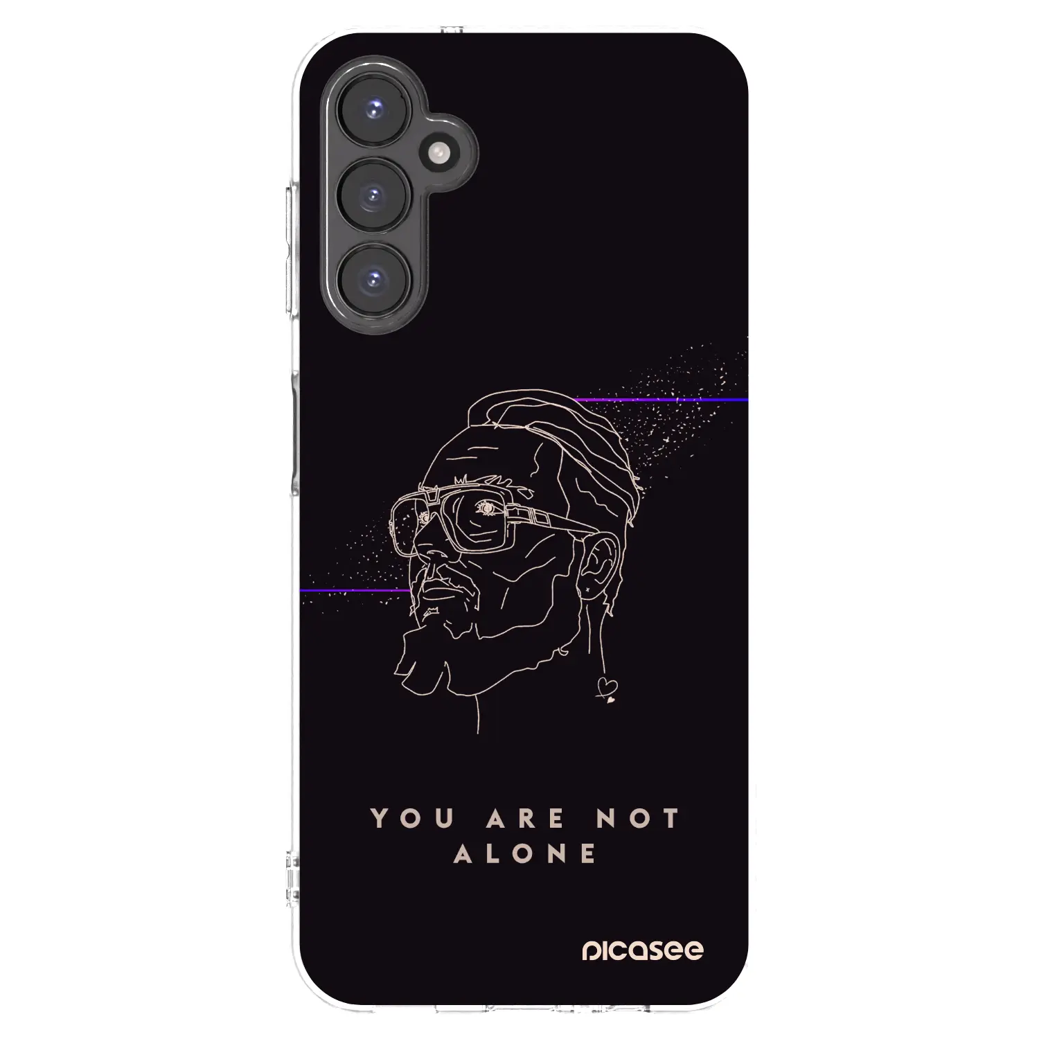 Silikonový průhledný obal pro Samsung Galaxy A14 5G A146P - You are not alone