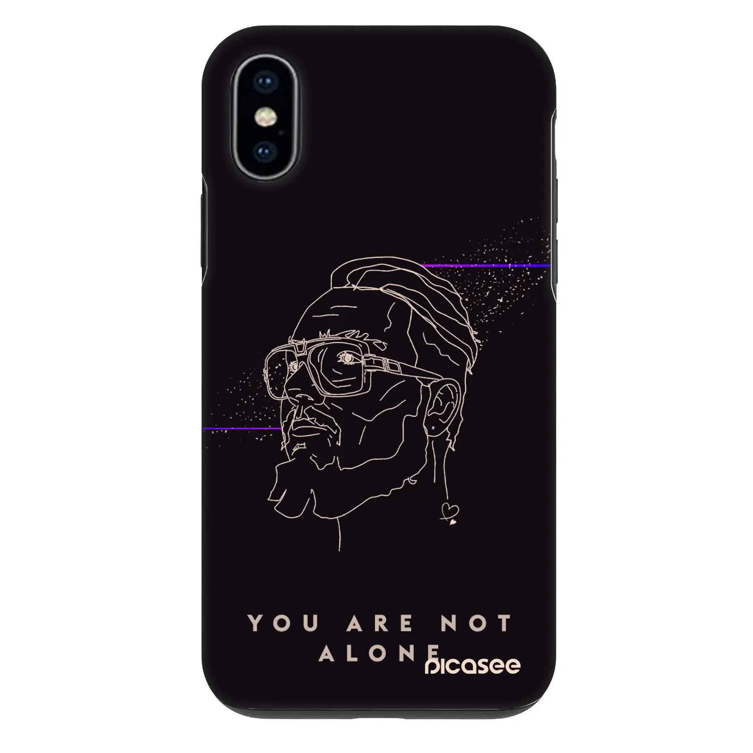 Fashion Case pro Apple iPhone X/XS - You are not alone