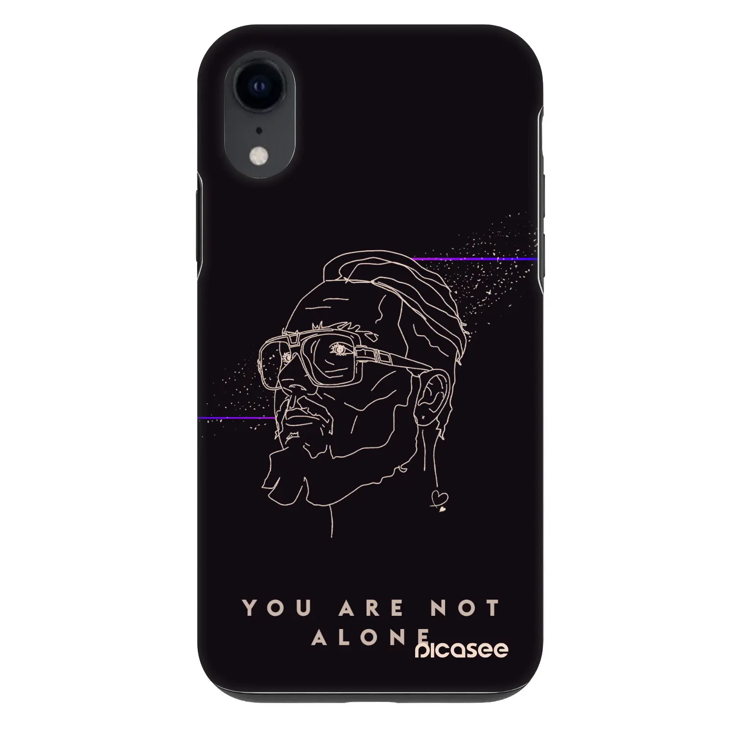 Fashion Case pro Apple iPhone XR - You are not alone