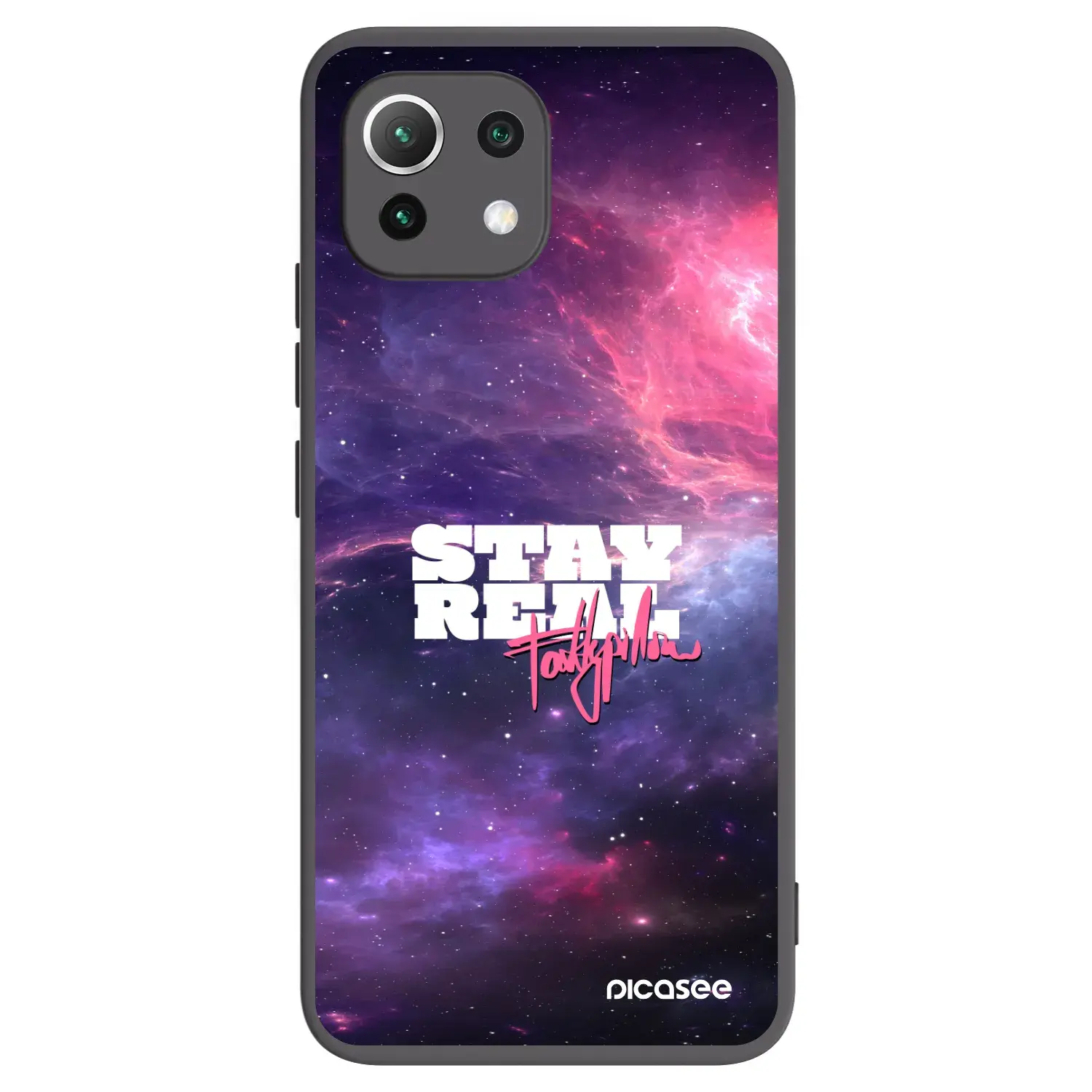Silikonový černý obal pro Xiaomi 11 Lite 5G NE - Stay Real