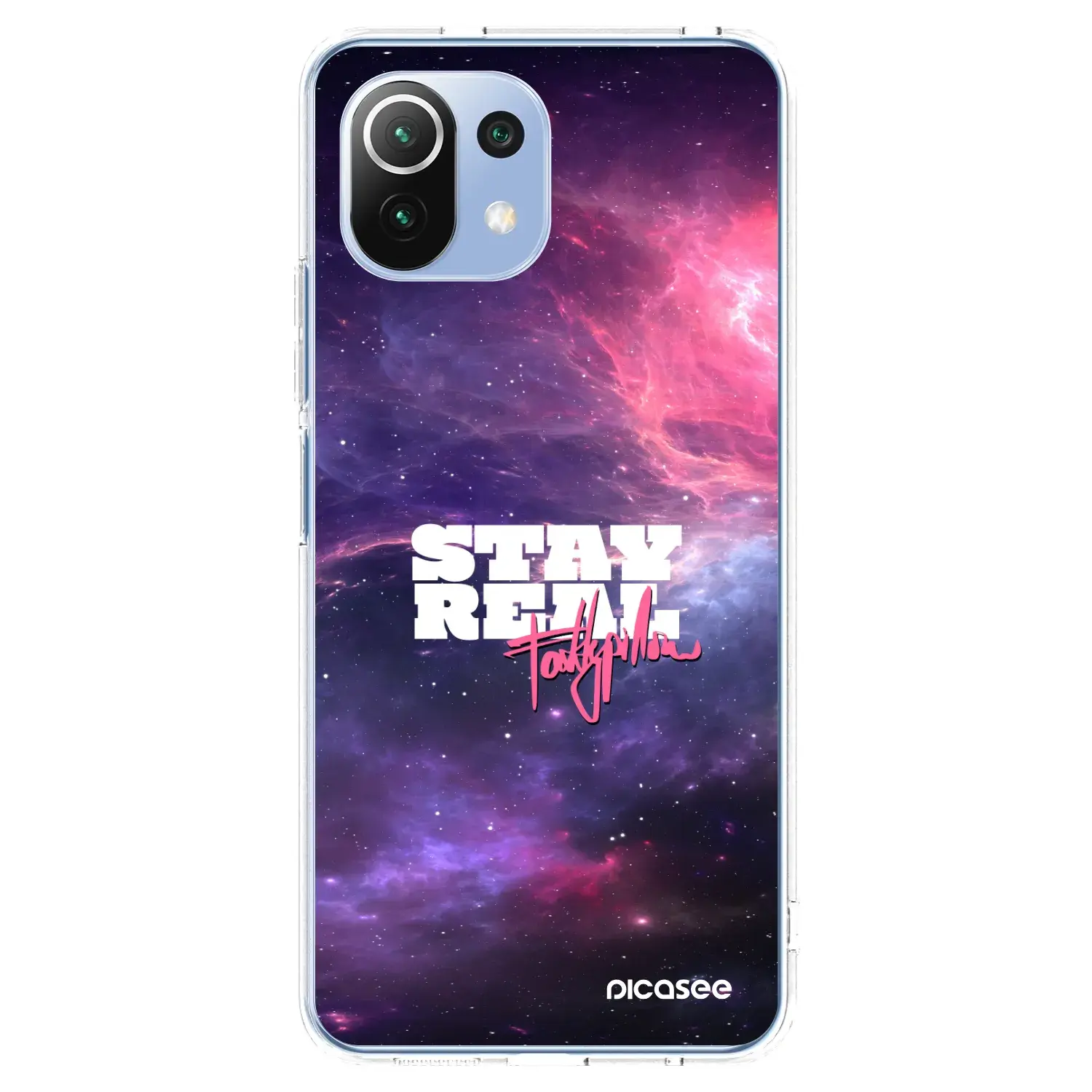 Silikonový průhledný obal pro Xiaomi 11 Lite 5G NE - Stay Real