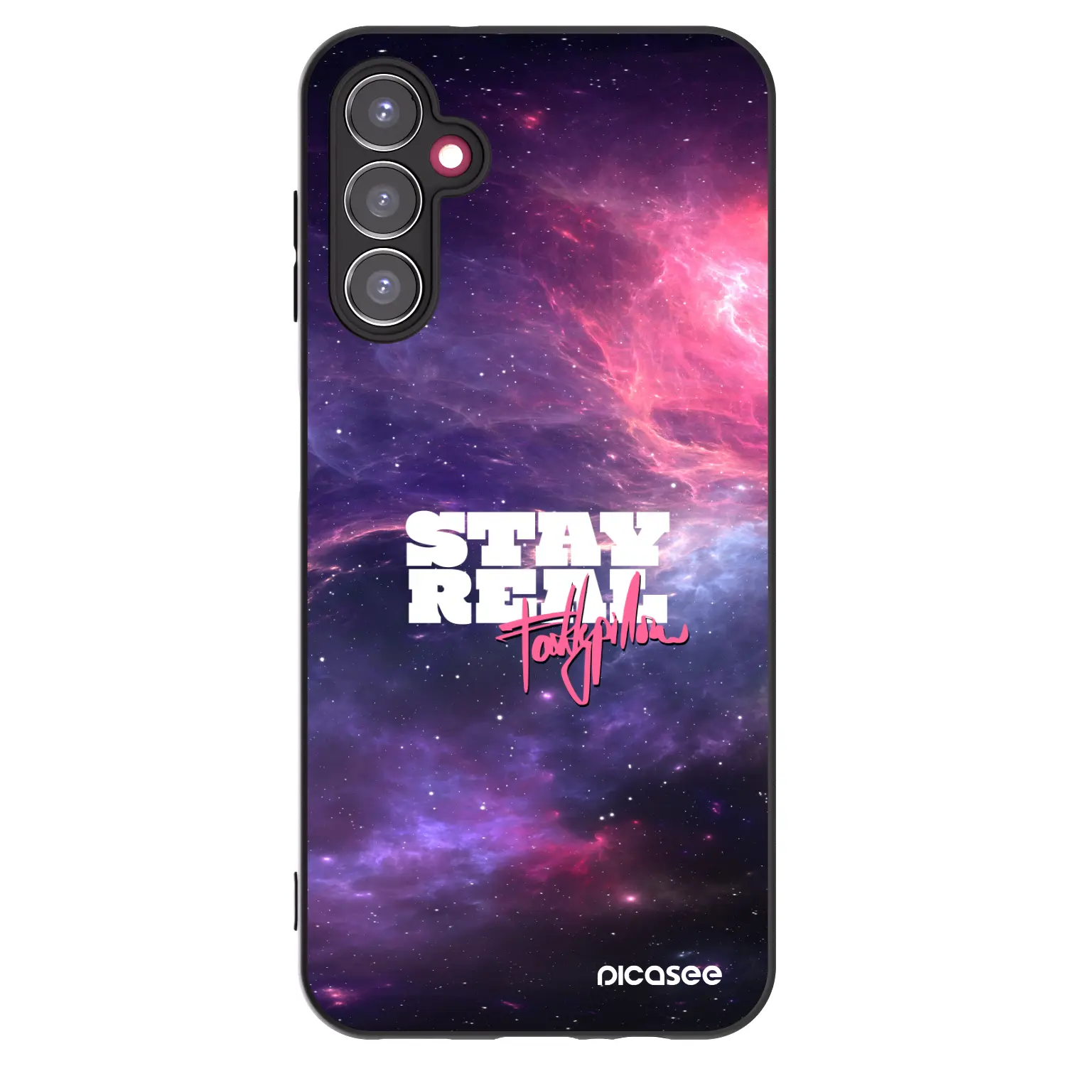 Silikonový černý obal pro Samsung Galaxy A14 5G A146P - Stay Real