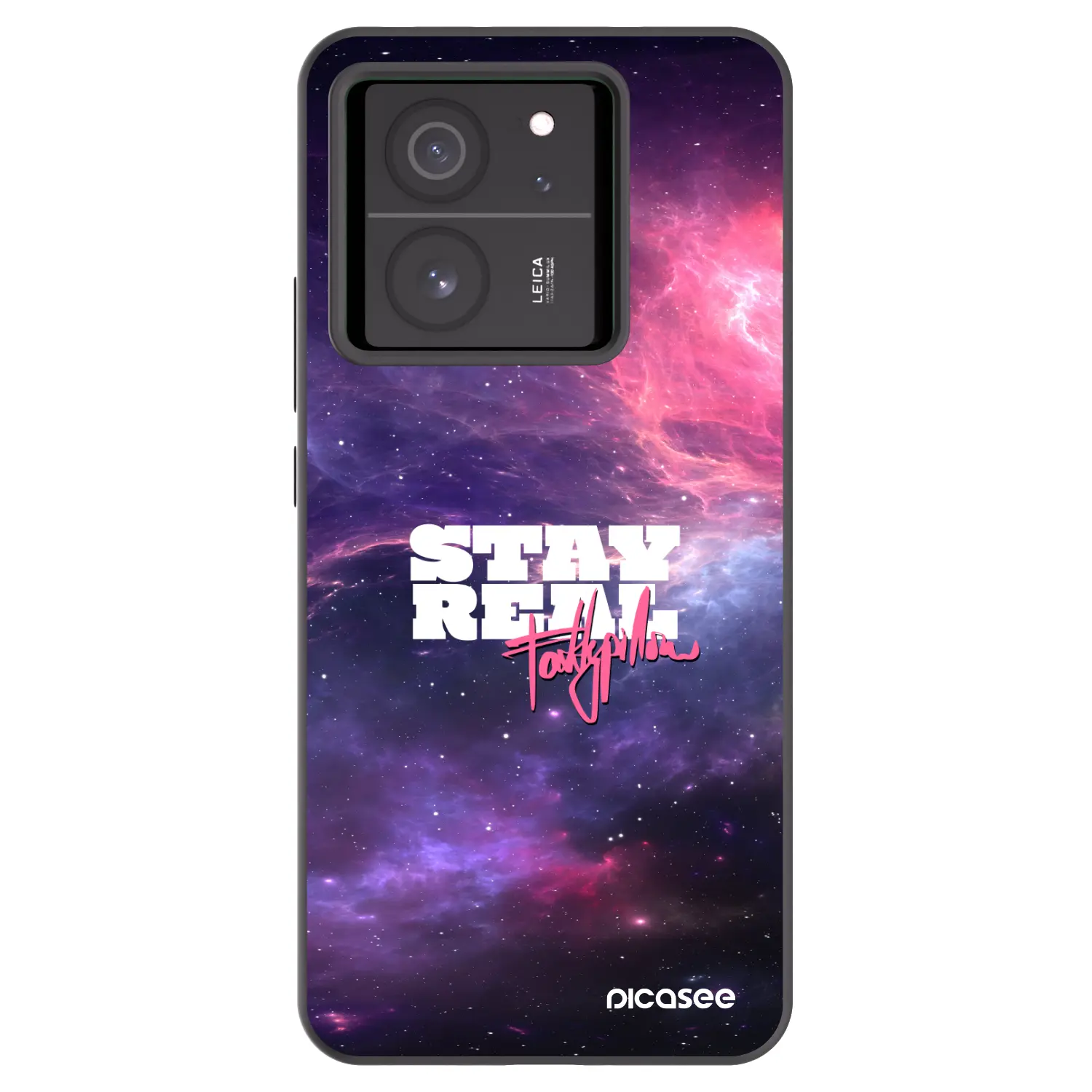 Silikonový černý obal pro Xiaomi 13T Pro - Stay Real
