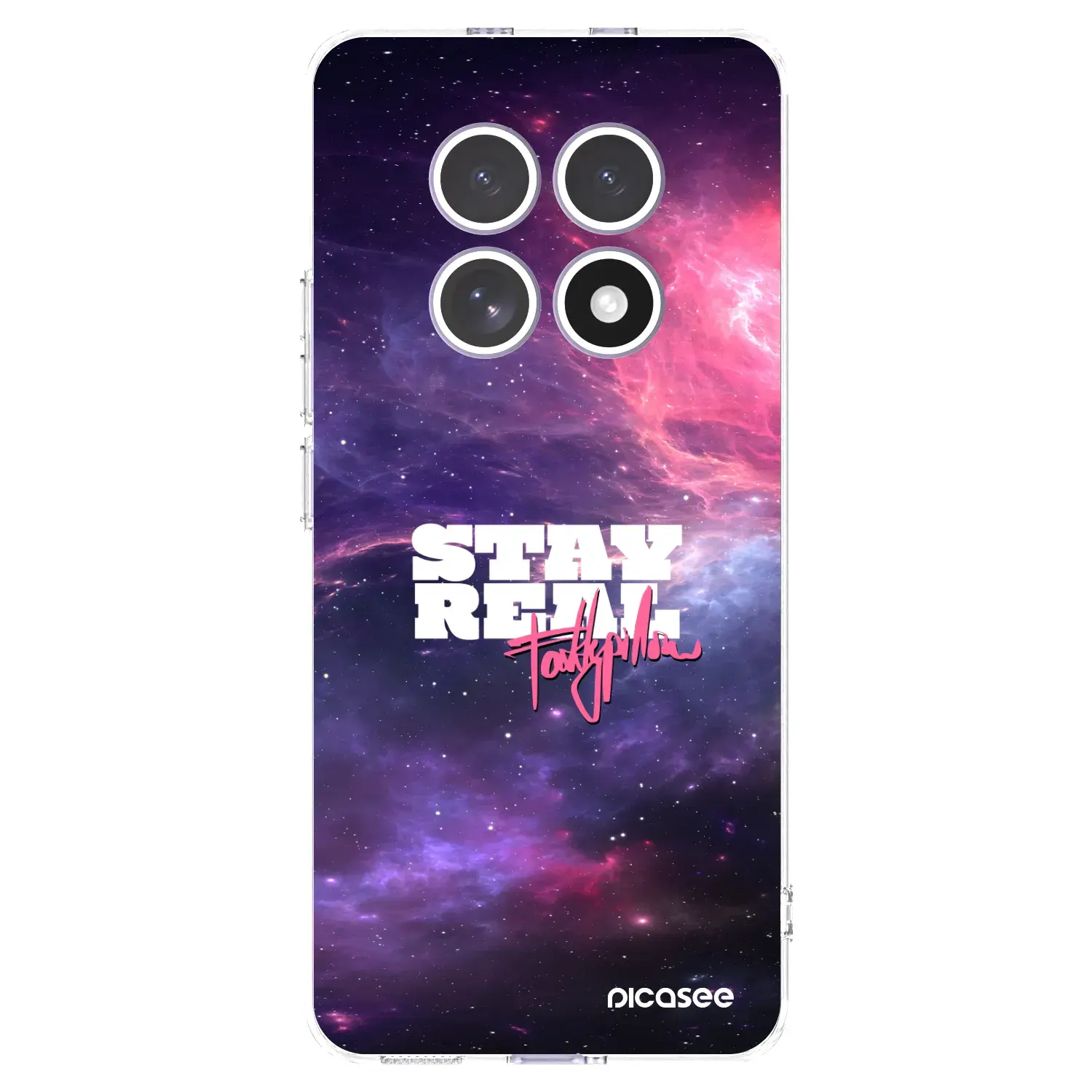 Silikonový průhledný obal pro Xiaomi Redmi Note 15 4G - Stay Real