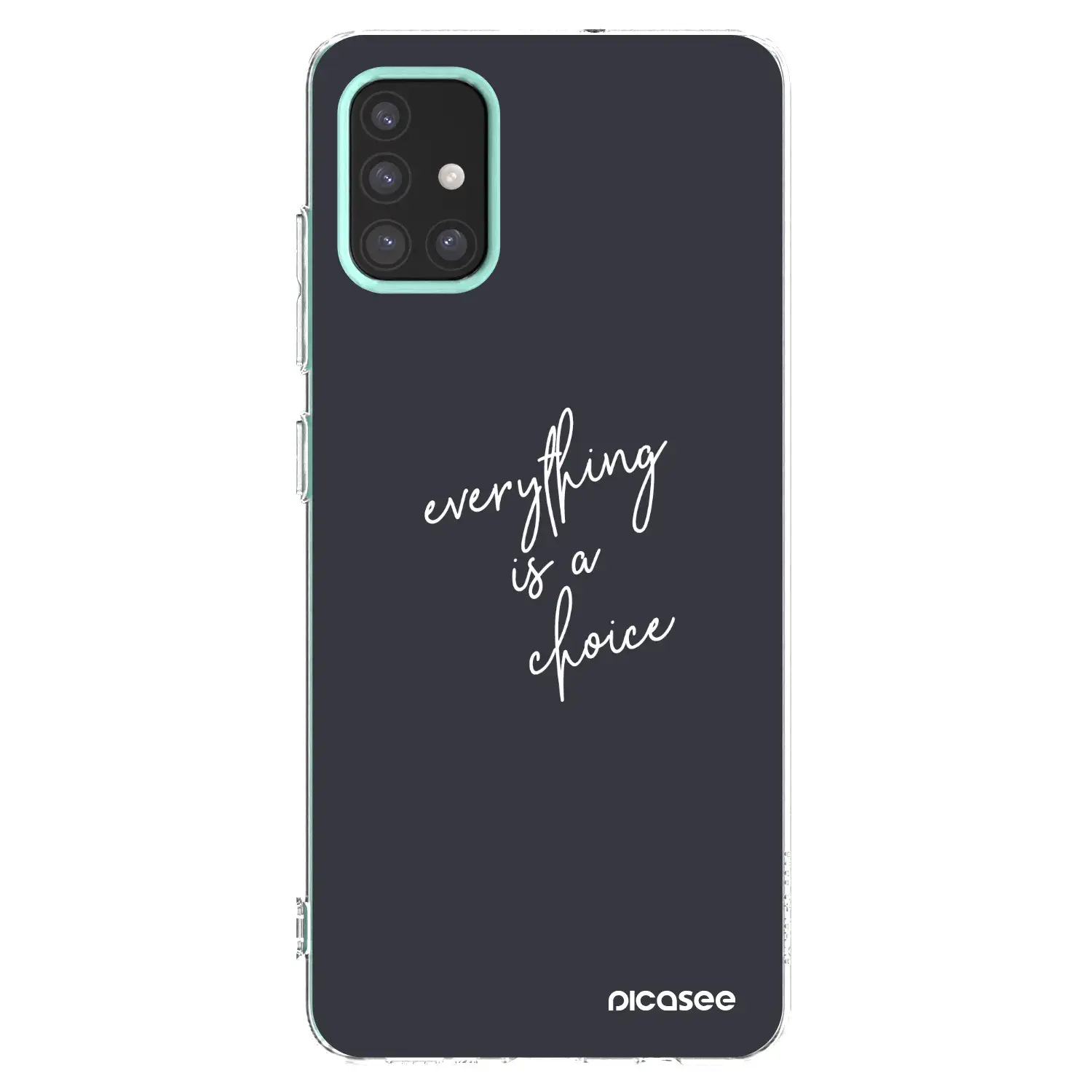 Silikonový průhledný obal pro Samsung Galaxy M31s - Vše je na tobě