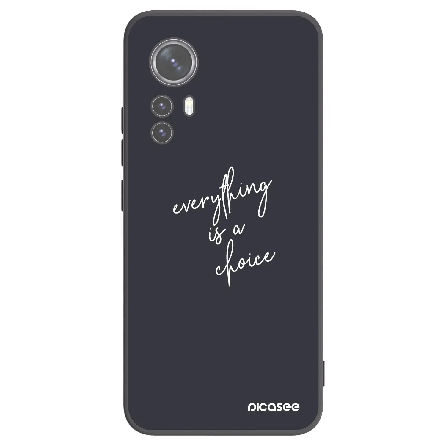 Silikonový černý obal pro Xiaomi 12X - Vše je na tobě