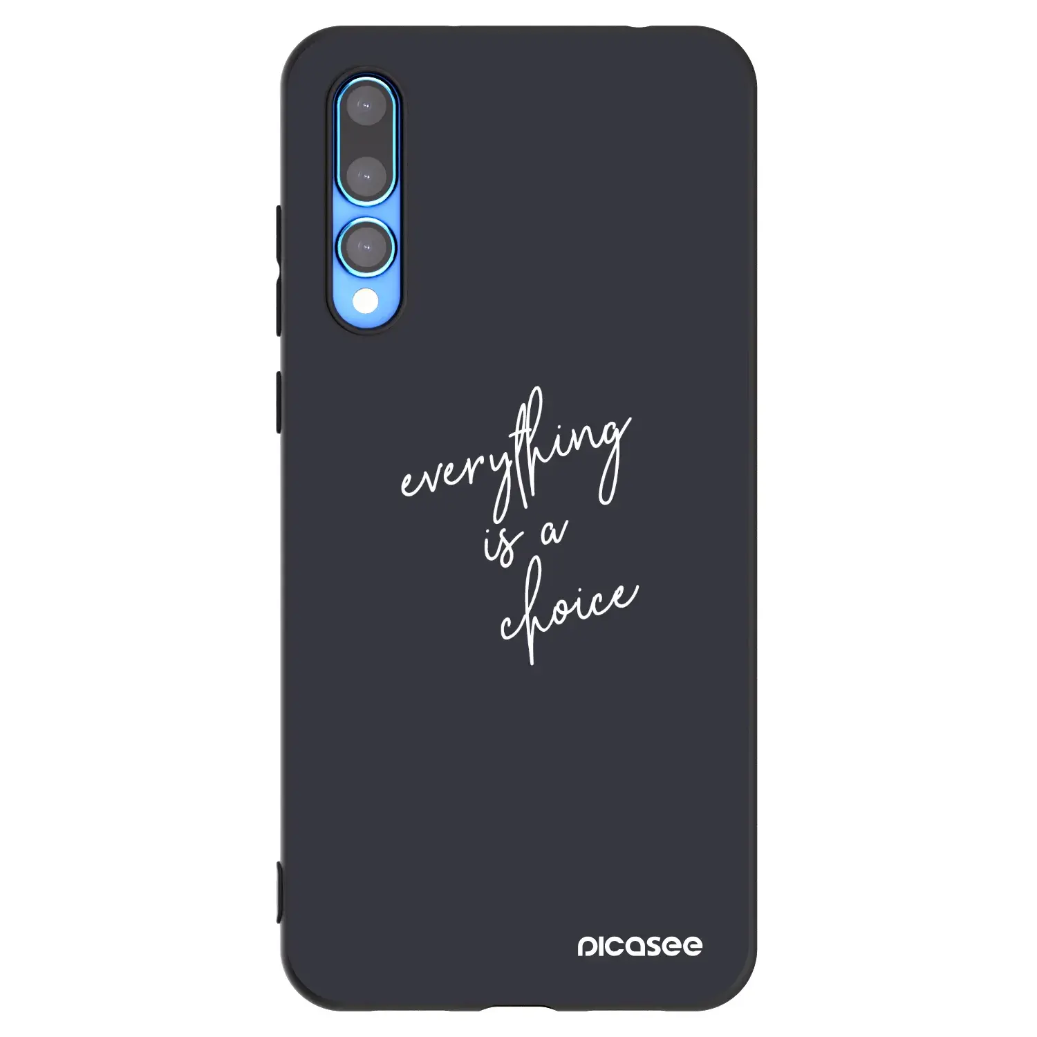 Silikonový černý obal pro Huawei P20 Pro - Vše je na tobě