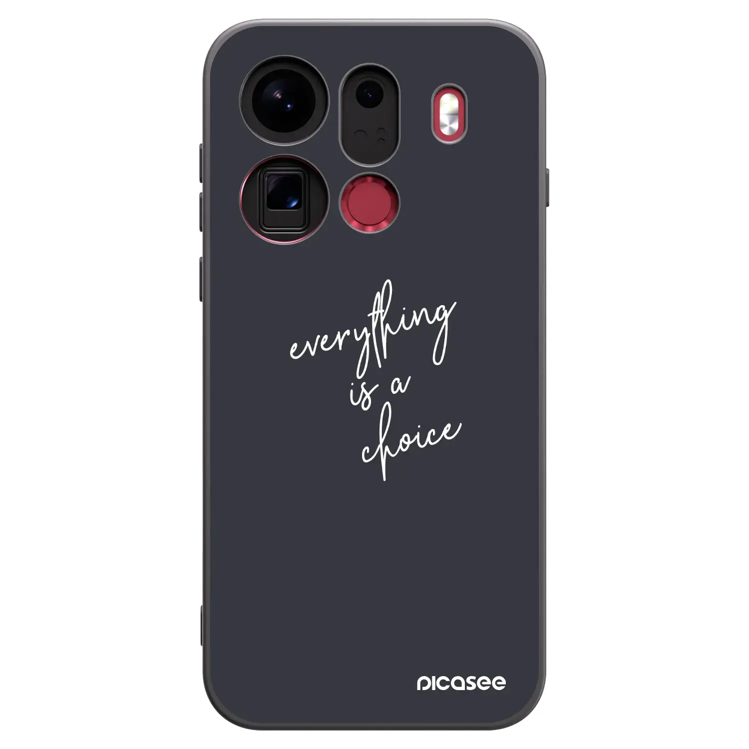 Silikonový černý obal pro OPPO Find X9 Pro - Vše je na tobě