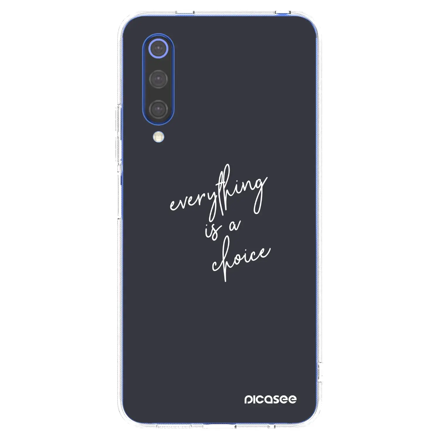 Silikonový průhledný obal pro Xiaomi Mi 9 SE - Vše je na tobě