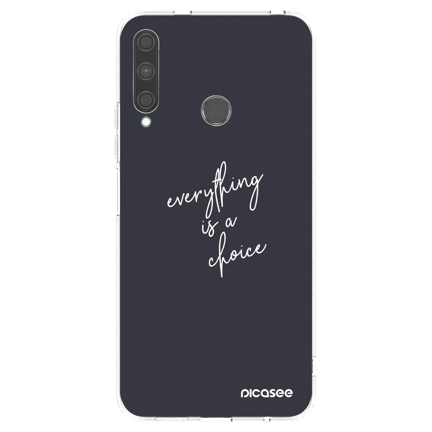 Silikonový průhledný obal pro Huawei P40 Lite E - Vše je na tobě