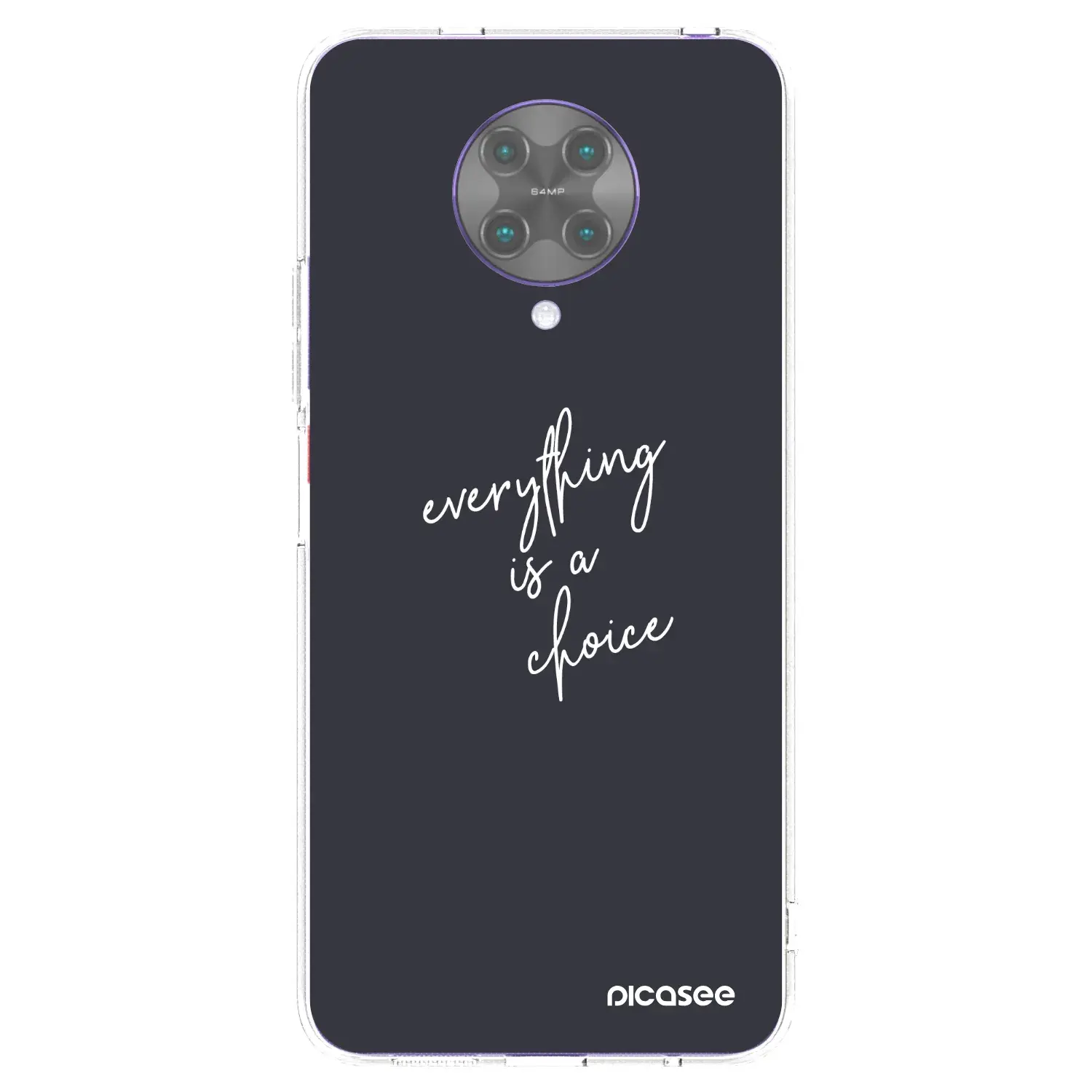Silikonový průhledný obal pro Xiaomi Poco F2 Pro - Vše je na tobě