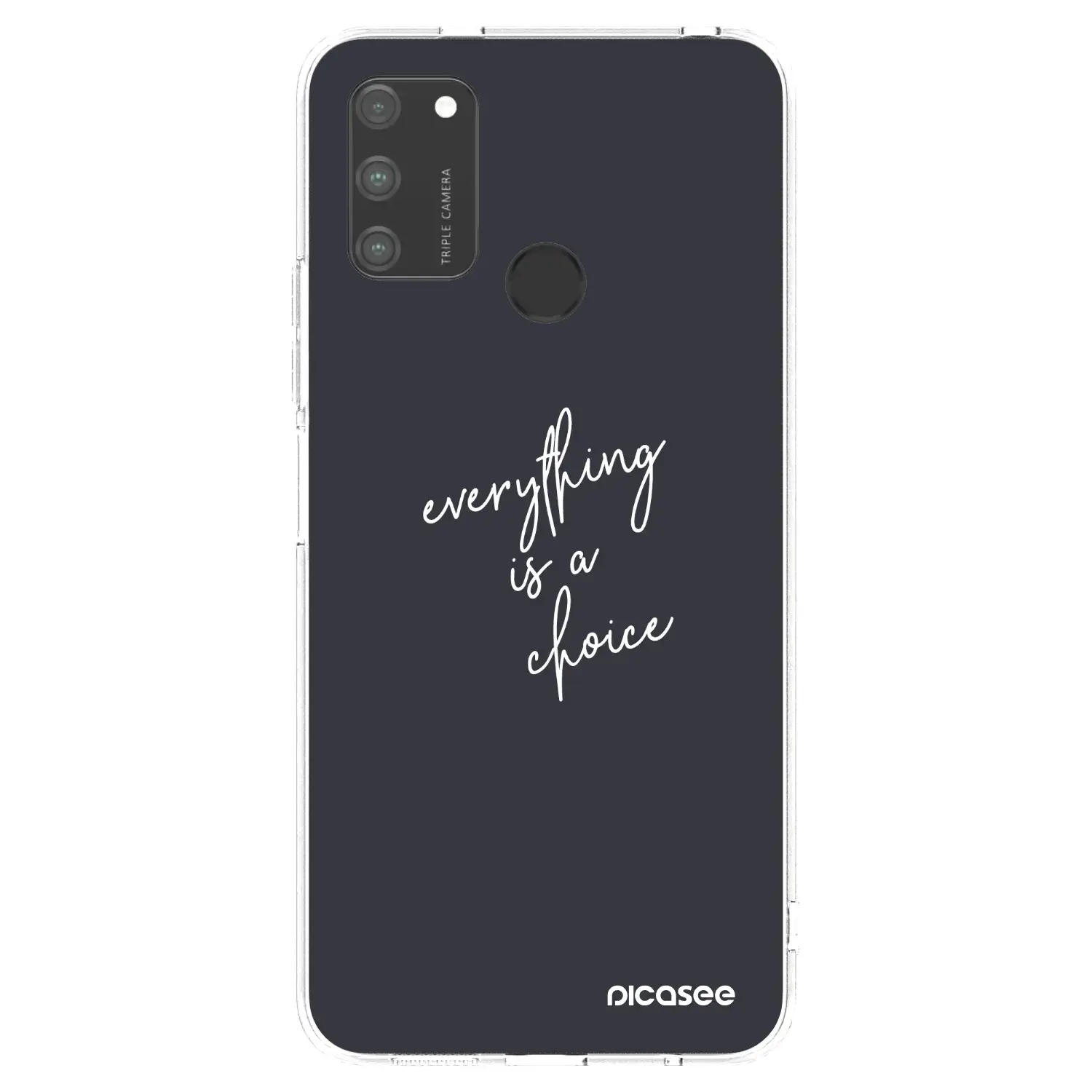 Silikonový průhledný obal pro Honor 9A - Vše je na tobě