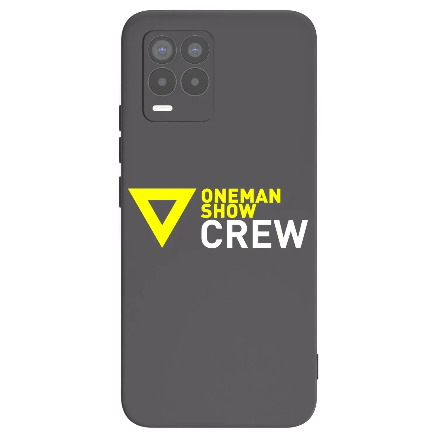 Silikonový černý obal pro Realme 8 Pro - ONEMANSHOW CREW