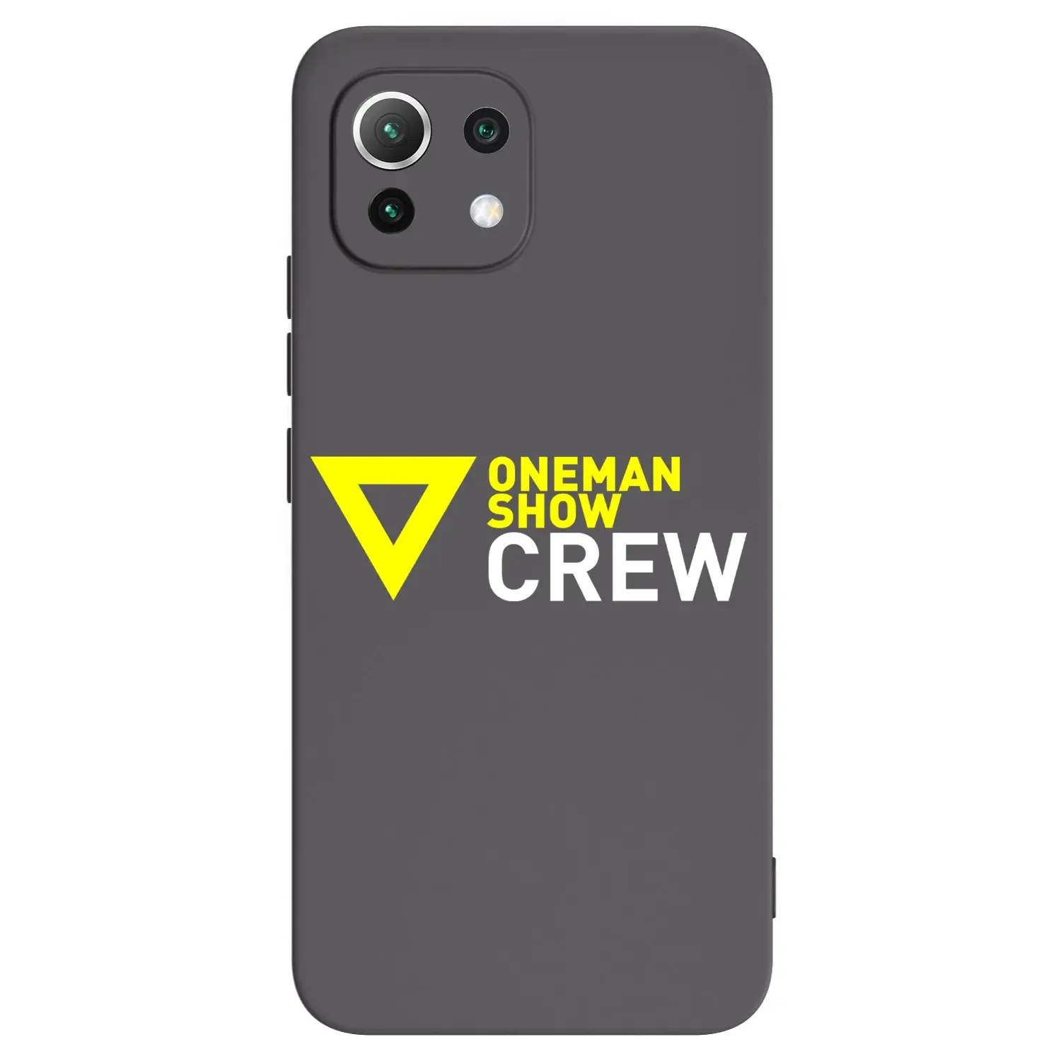 Silikonový černý obal pro Xiaomi 11 Lite 5G NE - ONEMANSHOW CREW
