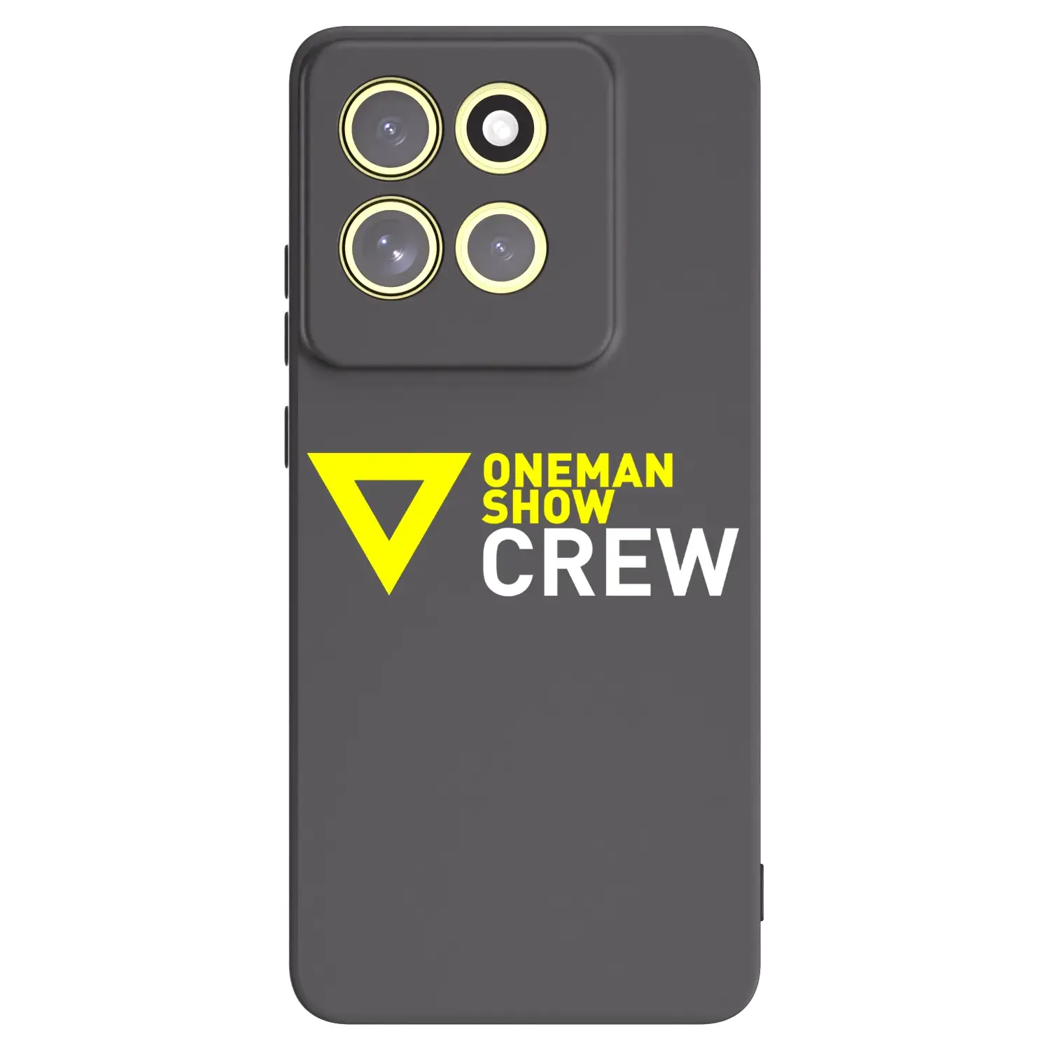 Silikonový černý obal pro Motorola Moto G86 Power 5G - ONEMANSHOW CREW