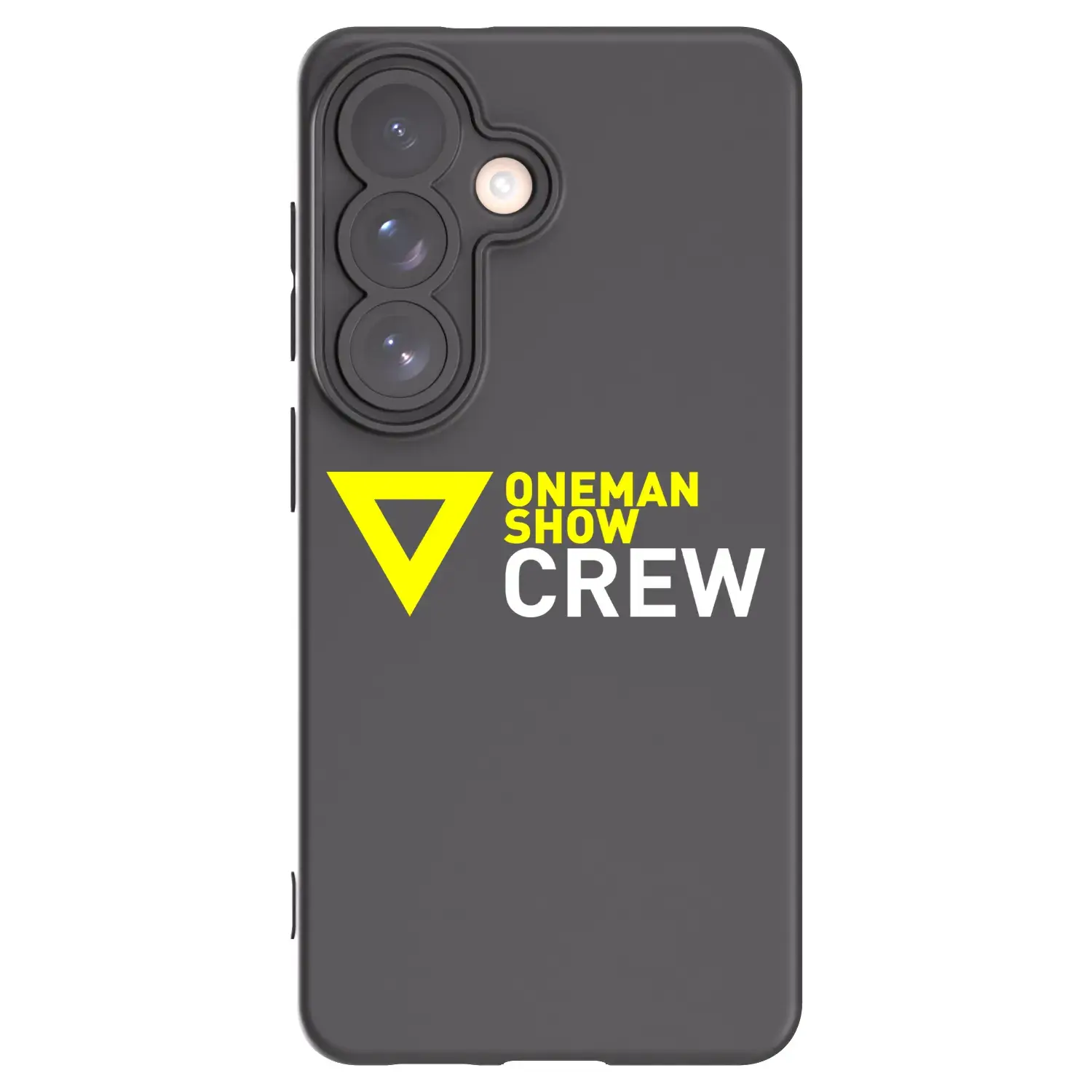Silikonový černý obal pro Samsung Galaxy S26 - ONEMANSHOW CREW
