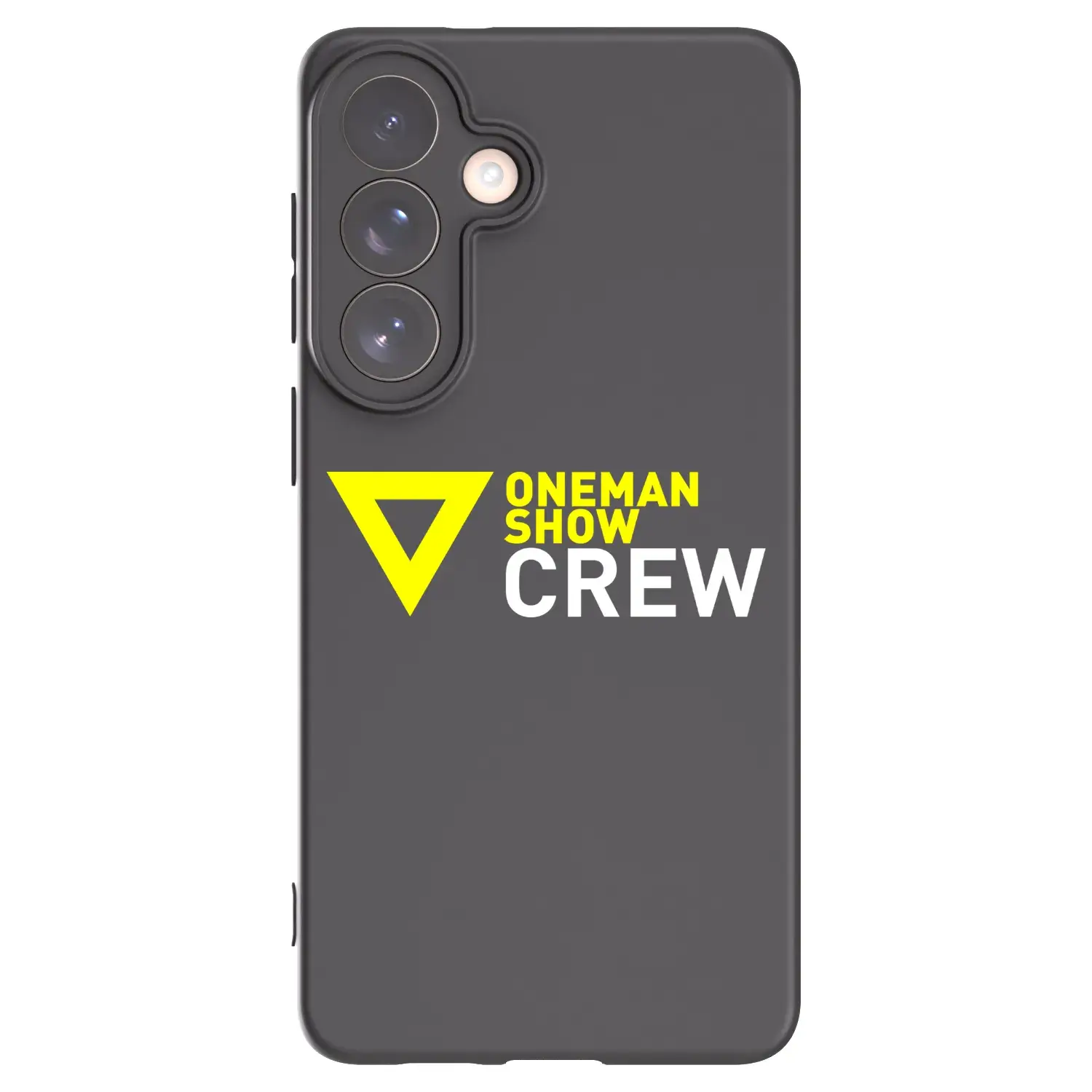 Silikonový černý obal pro Samsung Galaxy S26+ - ONEMANSHOW CREW