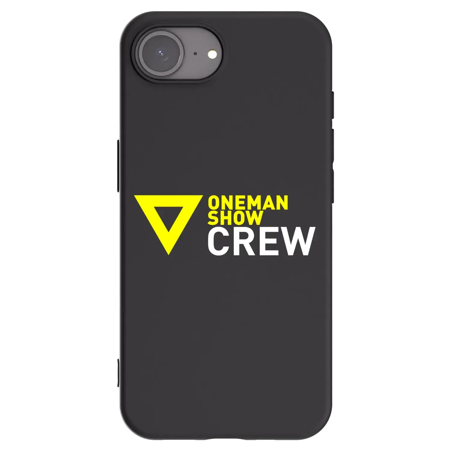 Silikonový černý obal pro Apple iPhone 17e - ONEMANSHOW CREW