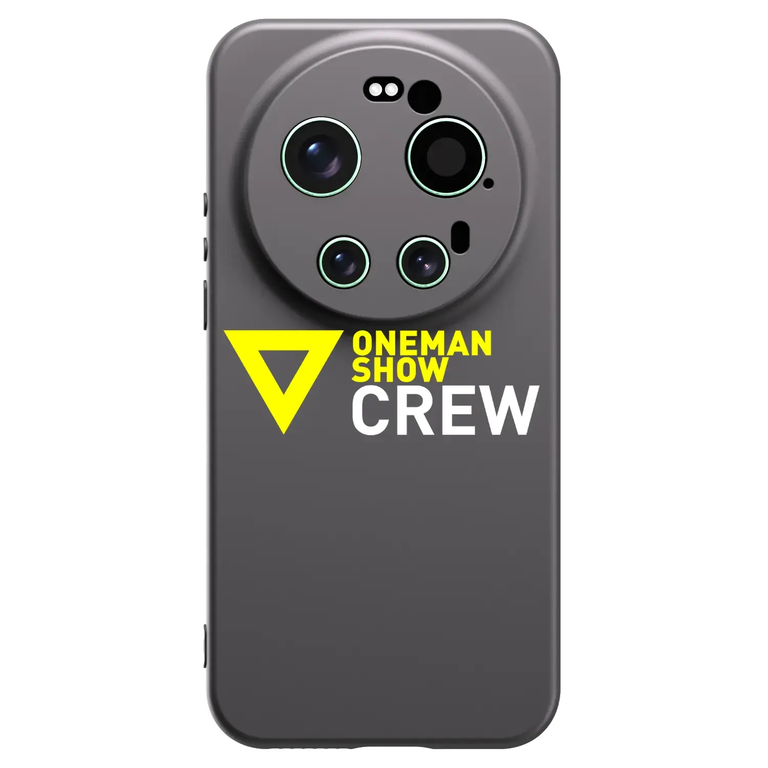 Silikonový černý obal pro Xiaomi 17 Ultra - ONEMANSHOW CREW