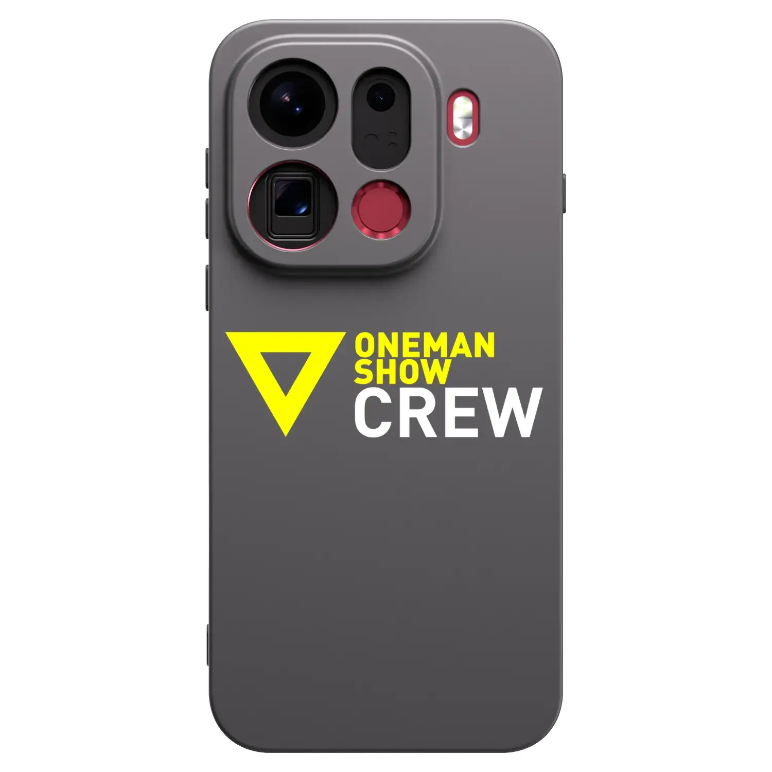 Silikonový černý obal pro OPPO Find X9 Pro - ONEMANSHOW CREW