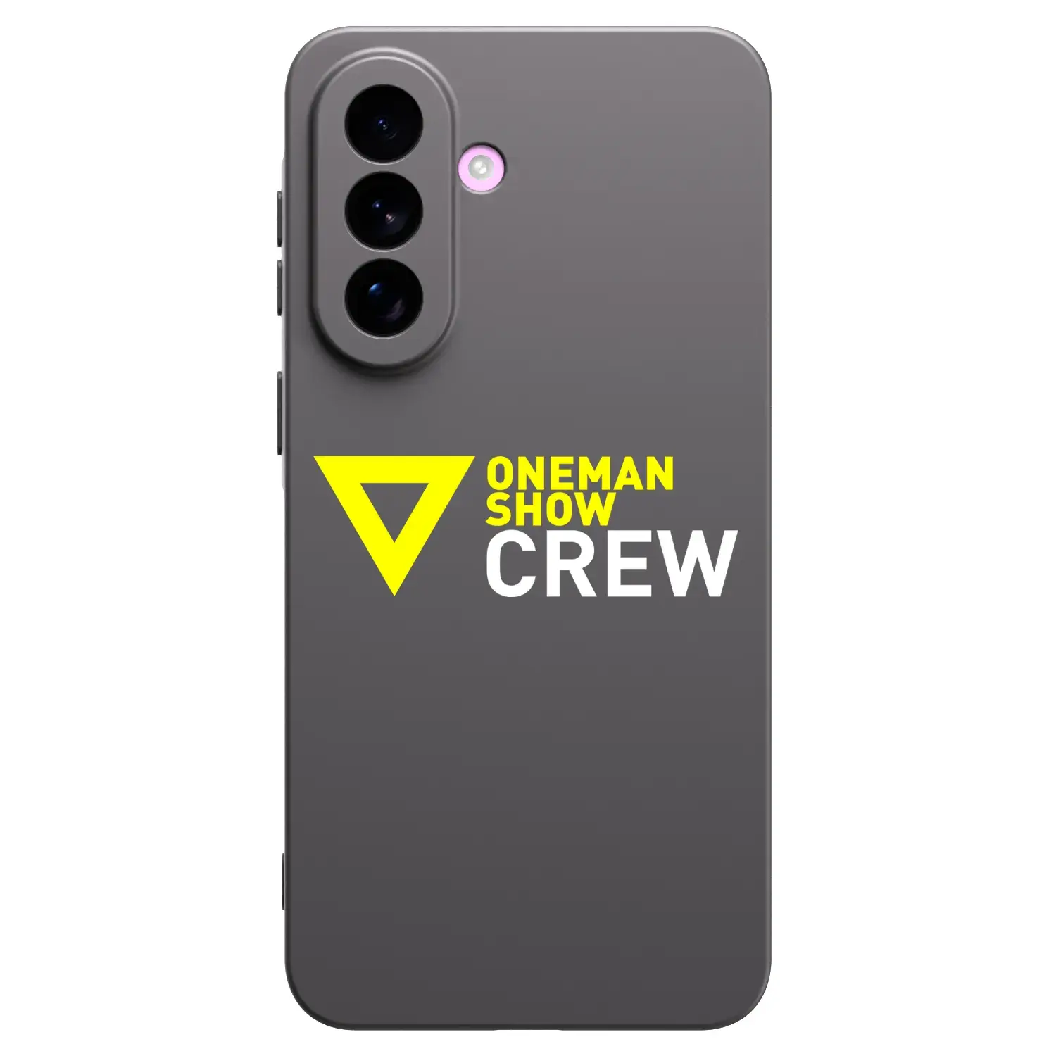 Silikonový černý obal pro Samsung Galaxy A57 5G - ONEMANSHOW CREW