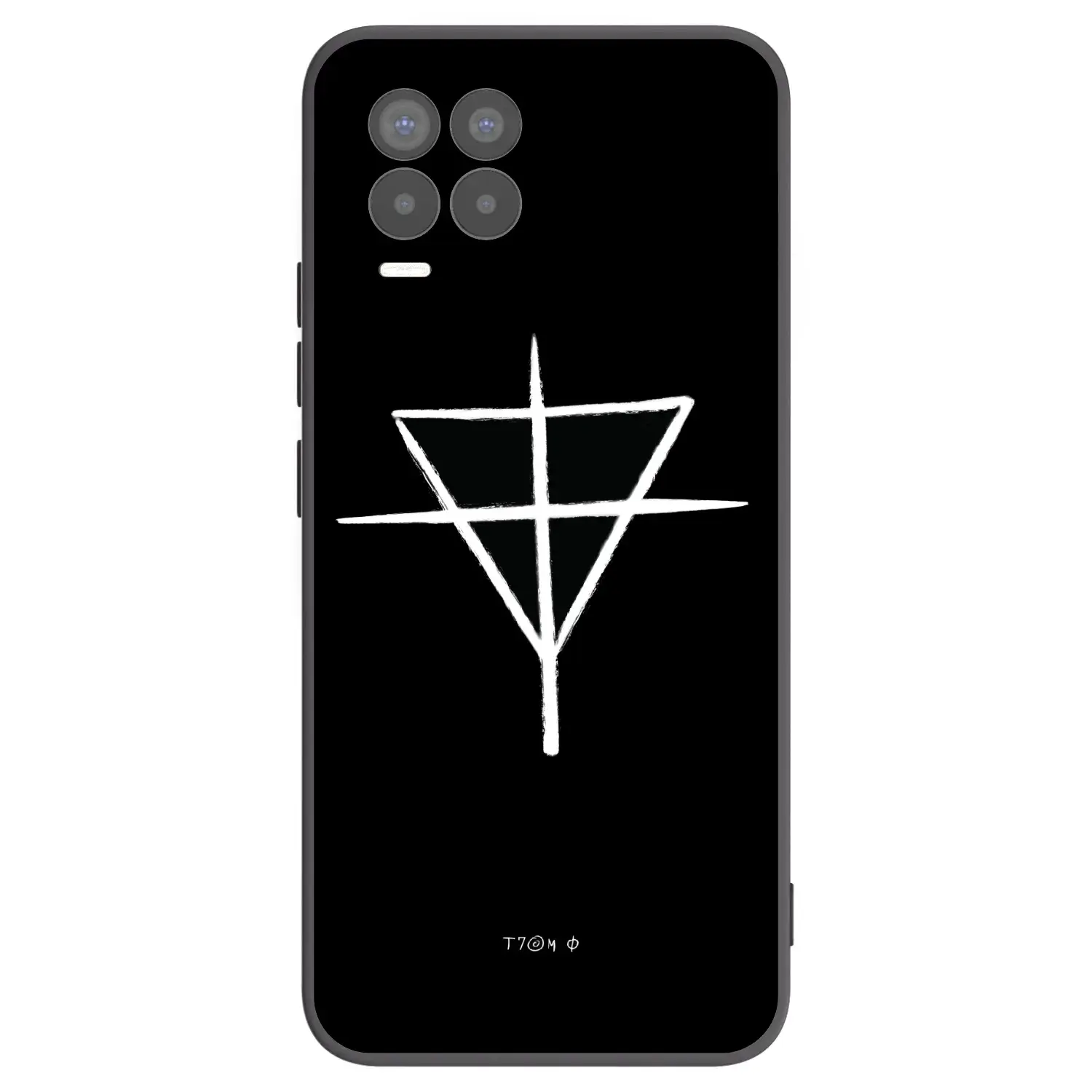 Silikonový černý obal pro Realme 8 Pro - ONEMANSHOW THE GAME