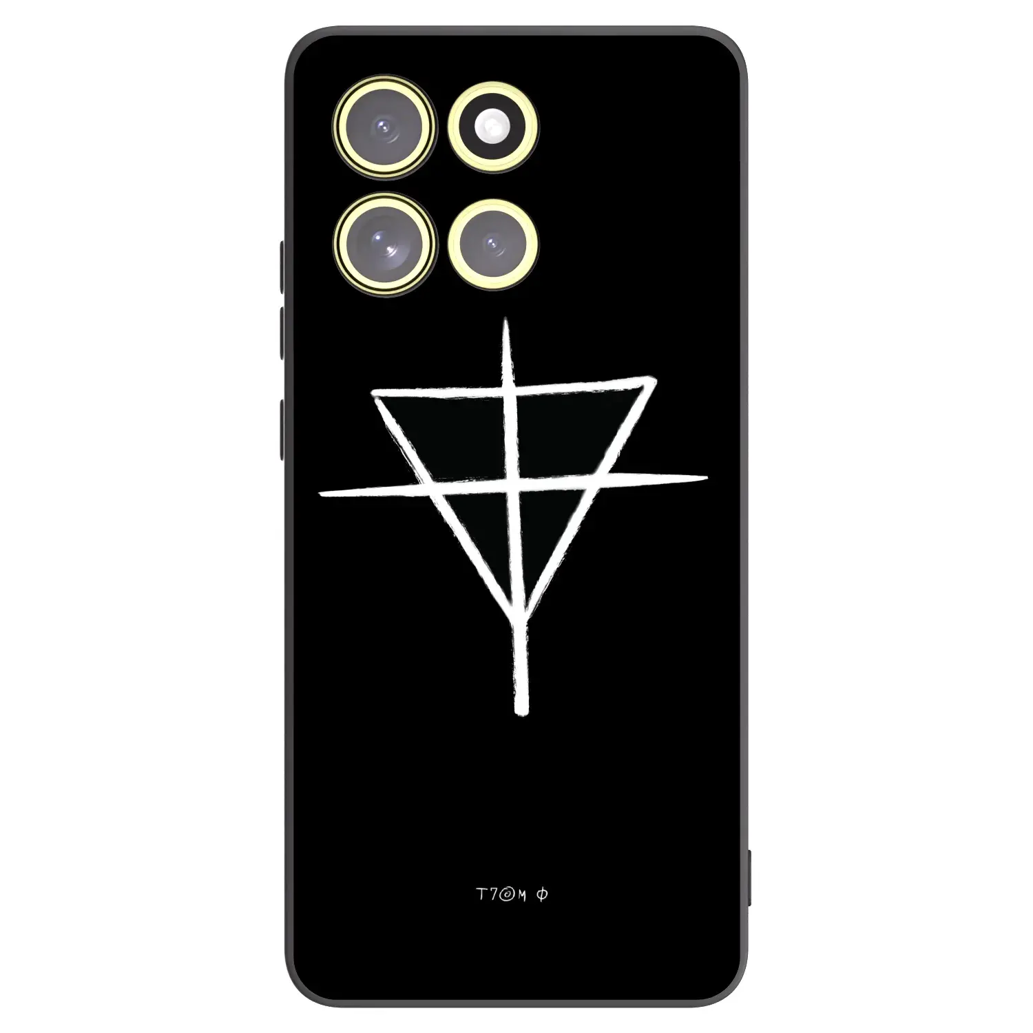 Silikonový černý obal pro Motorola Moto G86 Power 5G - ONEMANSHOW THE GAME