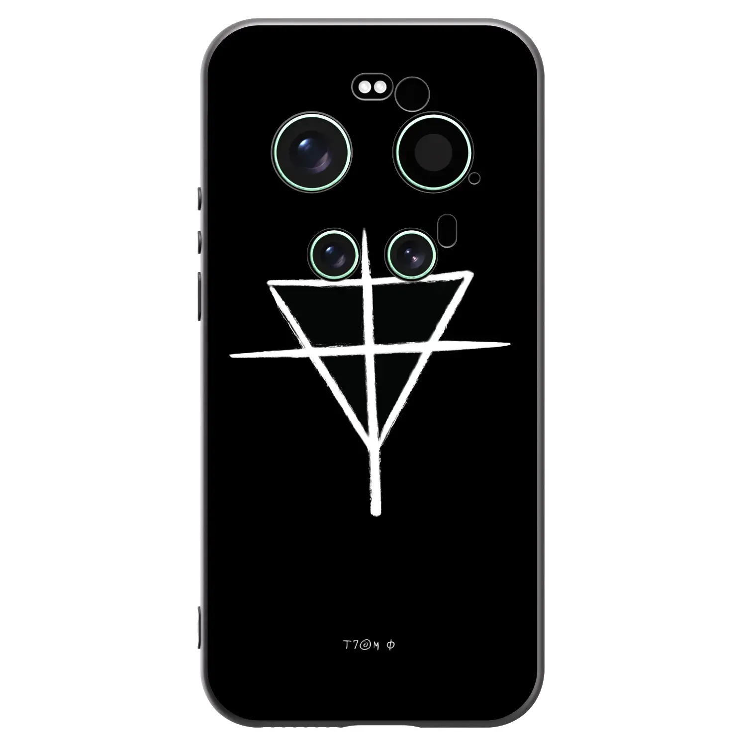 Silikonový černý obal pro Xiaomi 17 Ultra - ONEMANSHOW THE GAME