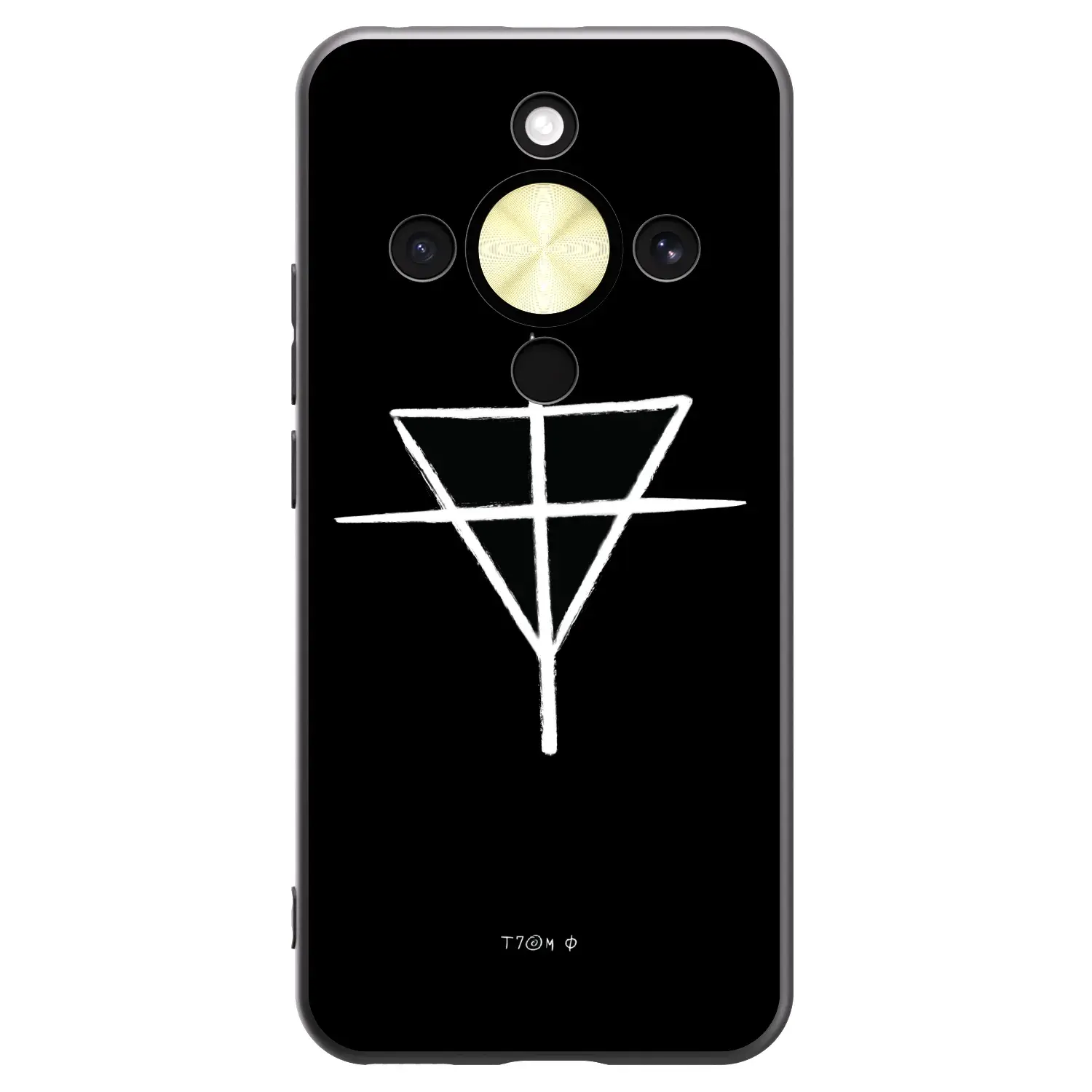 Silikonový černý obal pro Honor Magic8 Lite 5G - ONEMANSHOW THE GAME