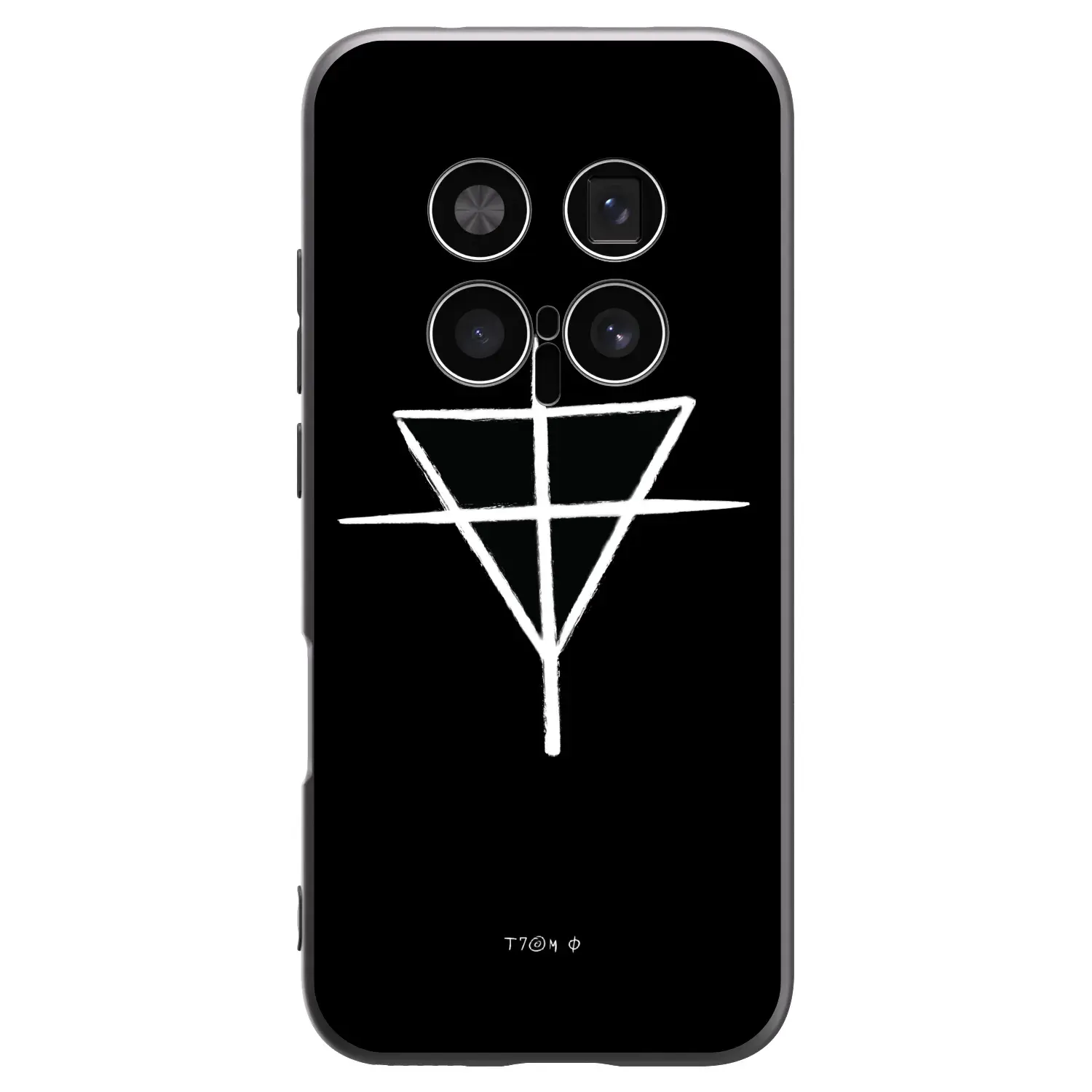 Silikonový černý obal pro Honor Magic8 Pro 5G - ONEMANSHOW THE GAME