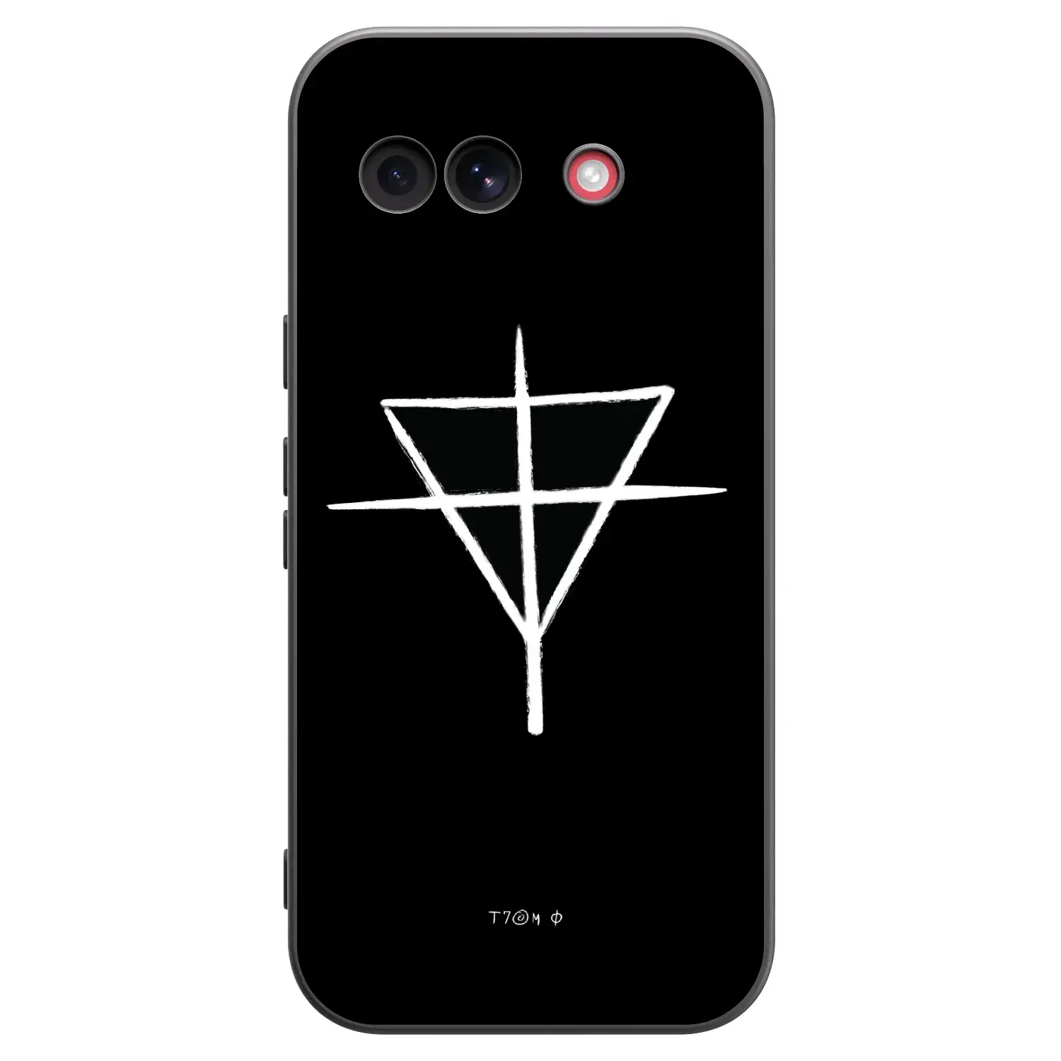 Silikonový černý obal pro Google Pixel 10a - ONEMANSHOW THE GAME