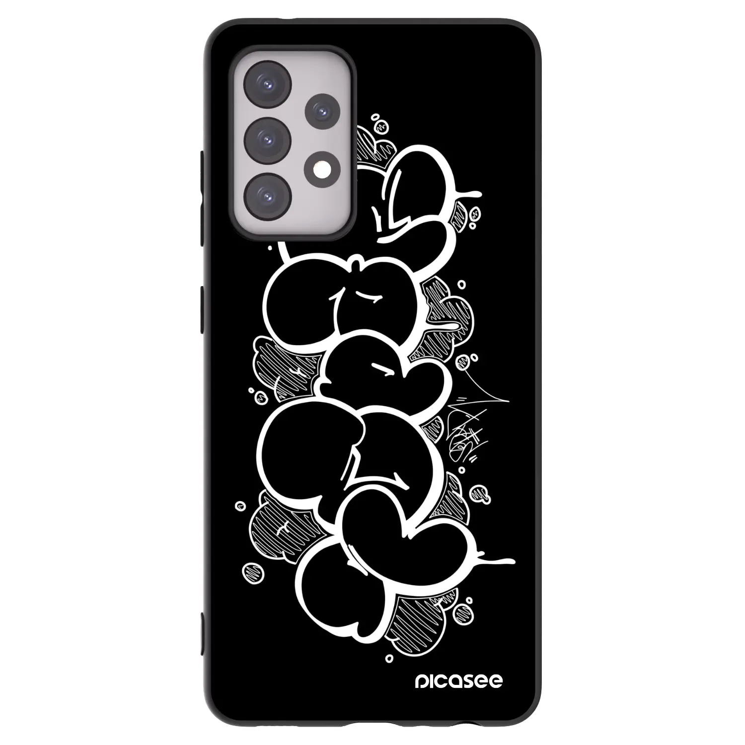 Silikonový černý obal pro Samsung Galaxy A52s 5G A528B - Throw UP