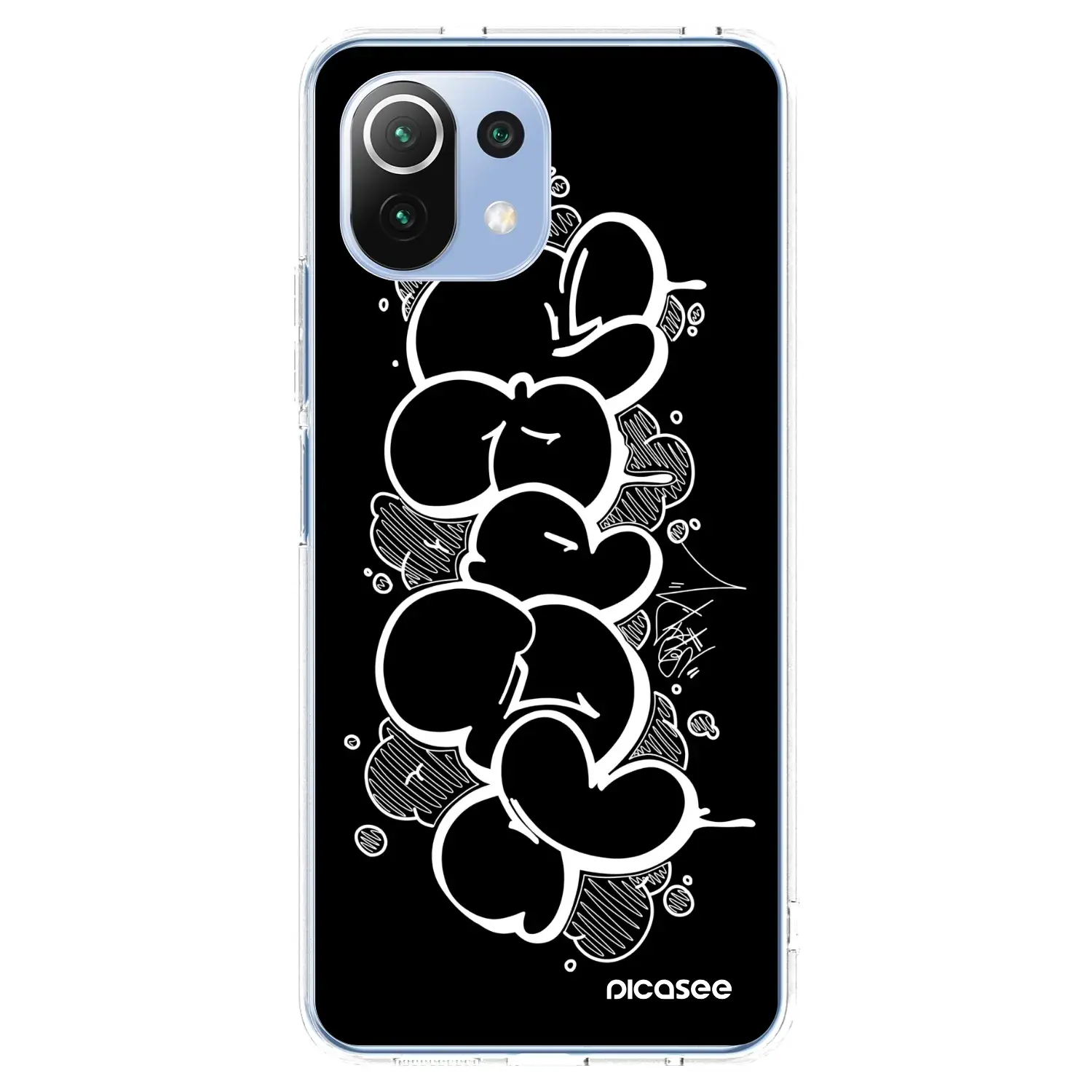 Silikonový průhledný obal pro Xiaomi 11 Lite 5G NE - Throw UP