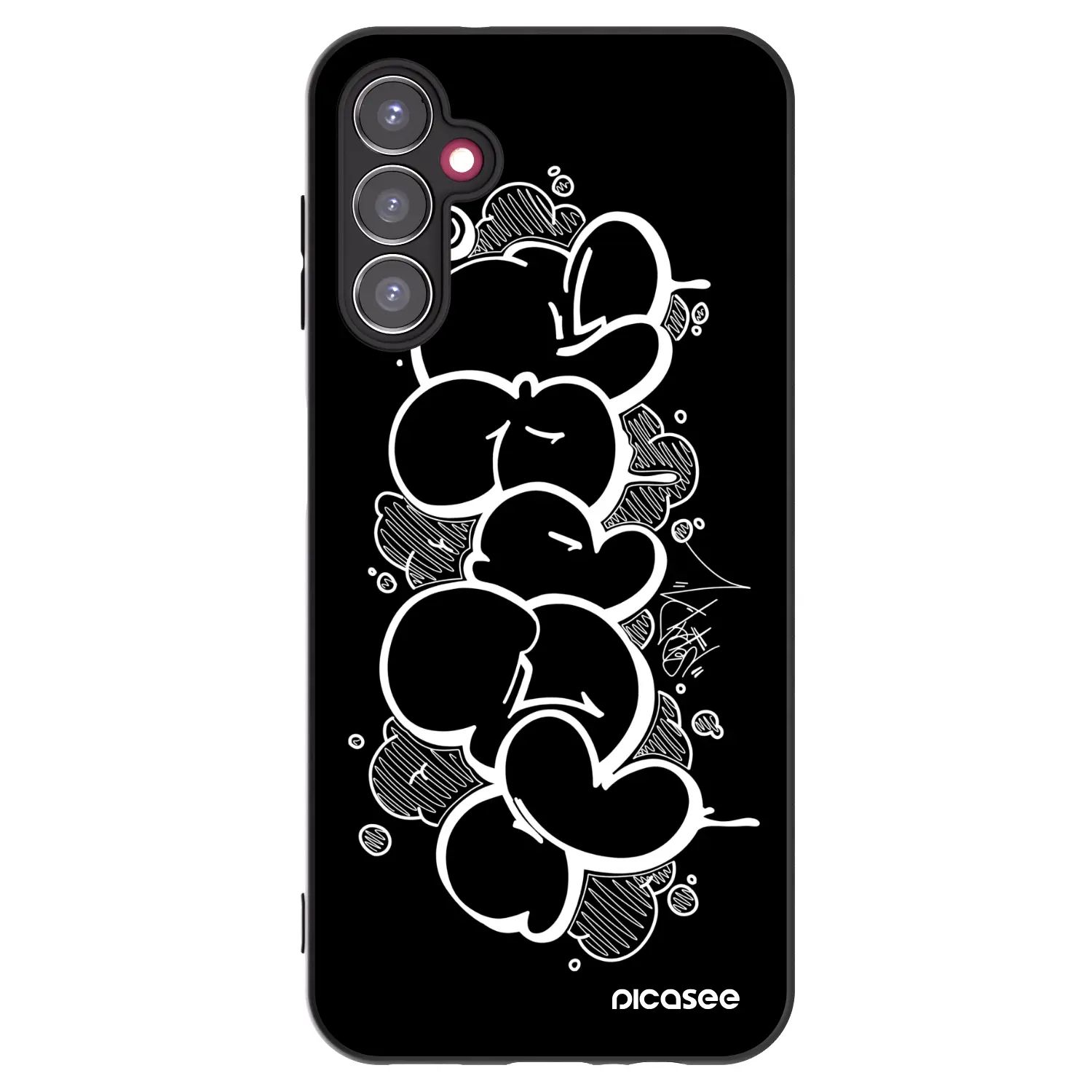Silikonový černý obal pro Samsung Galaxy A14 5G A146P - Throw UP