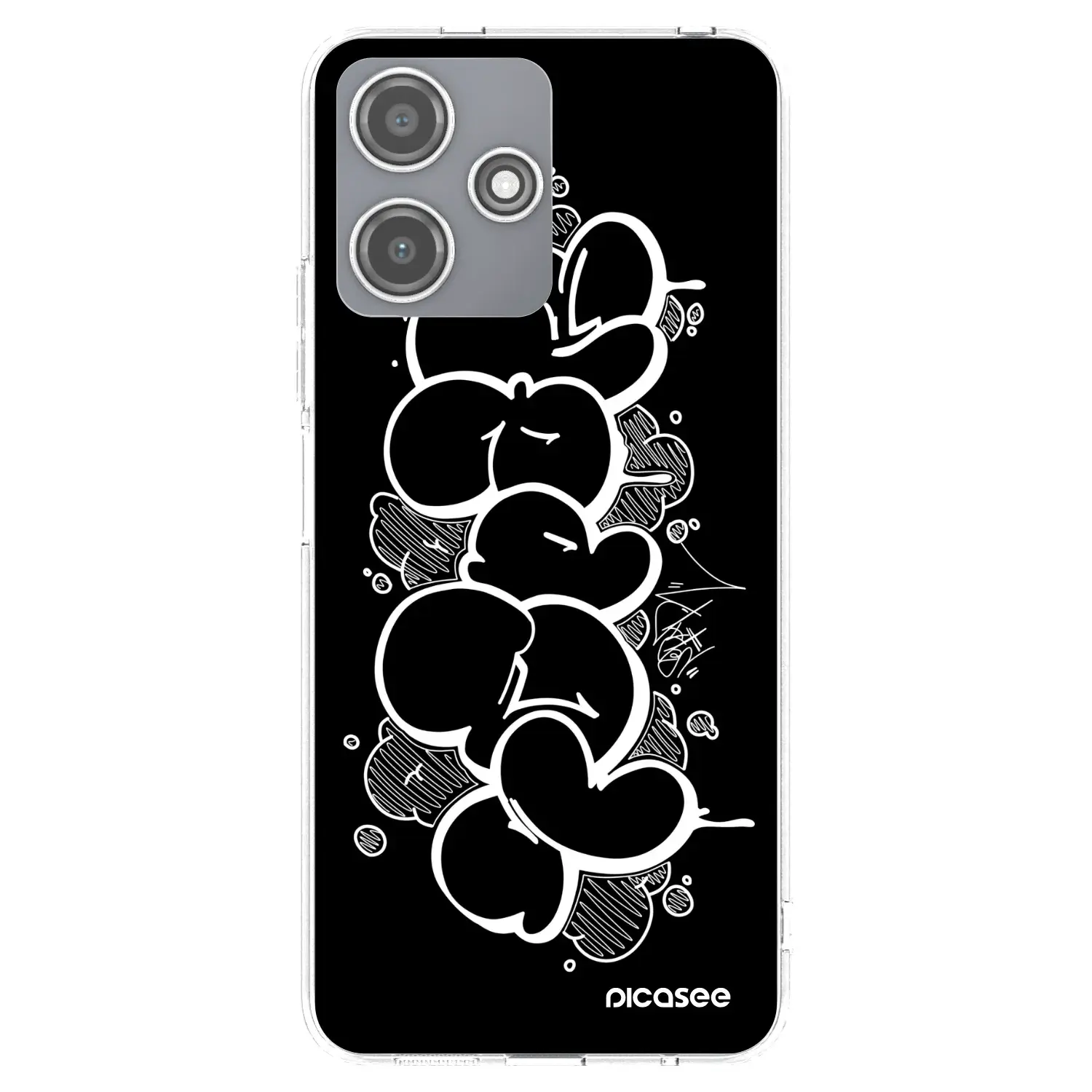Silikonový průhledný obal pro Xiaomi Redmi 12 5G - Throw UP