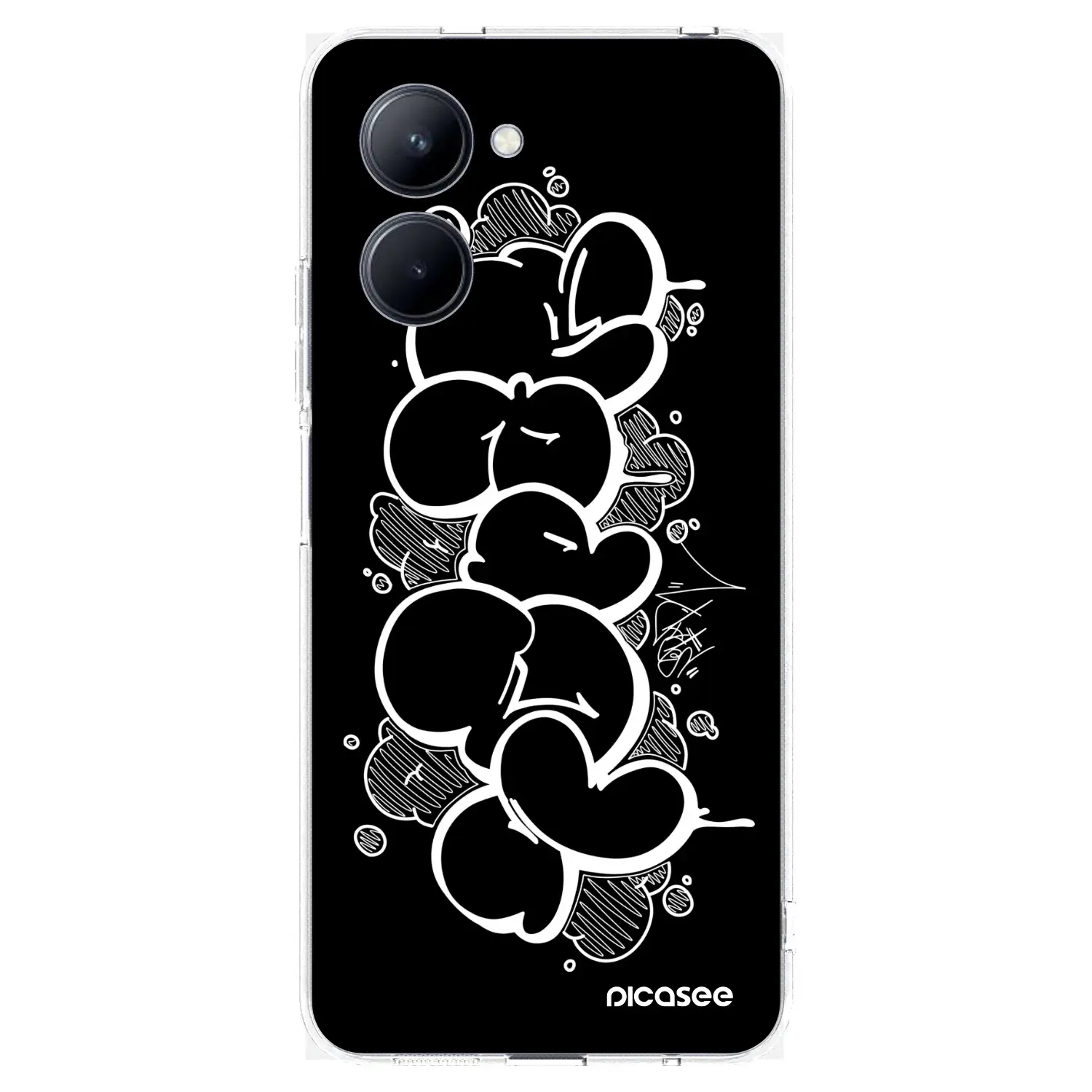 Silikonový průhledný obal pro Realme C33 (2023) - Throw UP