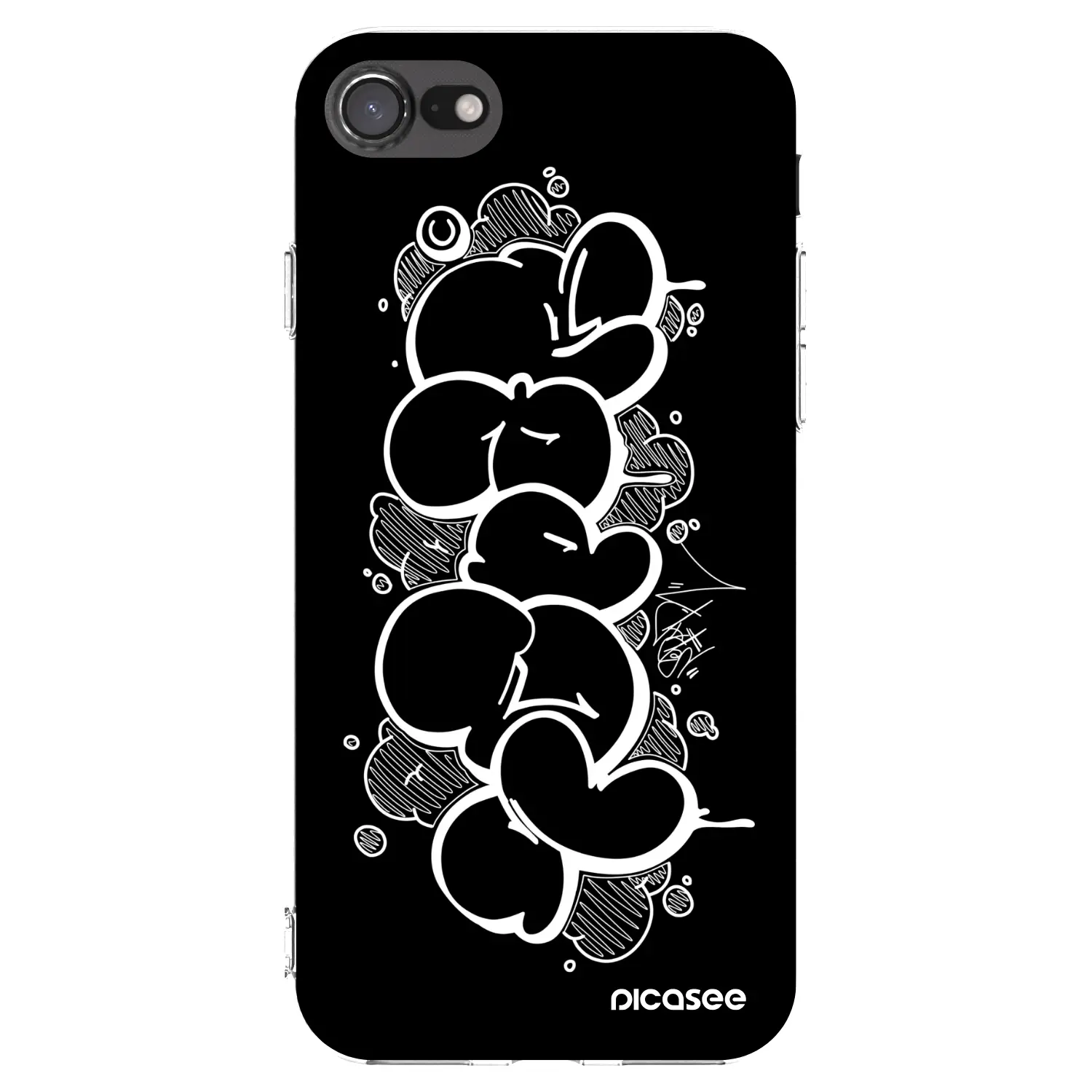 Silikonový průhledný obal pro Apple iPhone SE 2020 - Throw UP