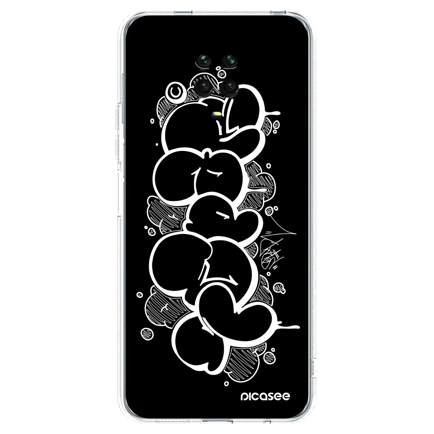 Silikonový průhledný obal pro Xiaomi Redmi Note 9S - Throw UP