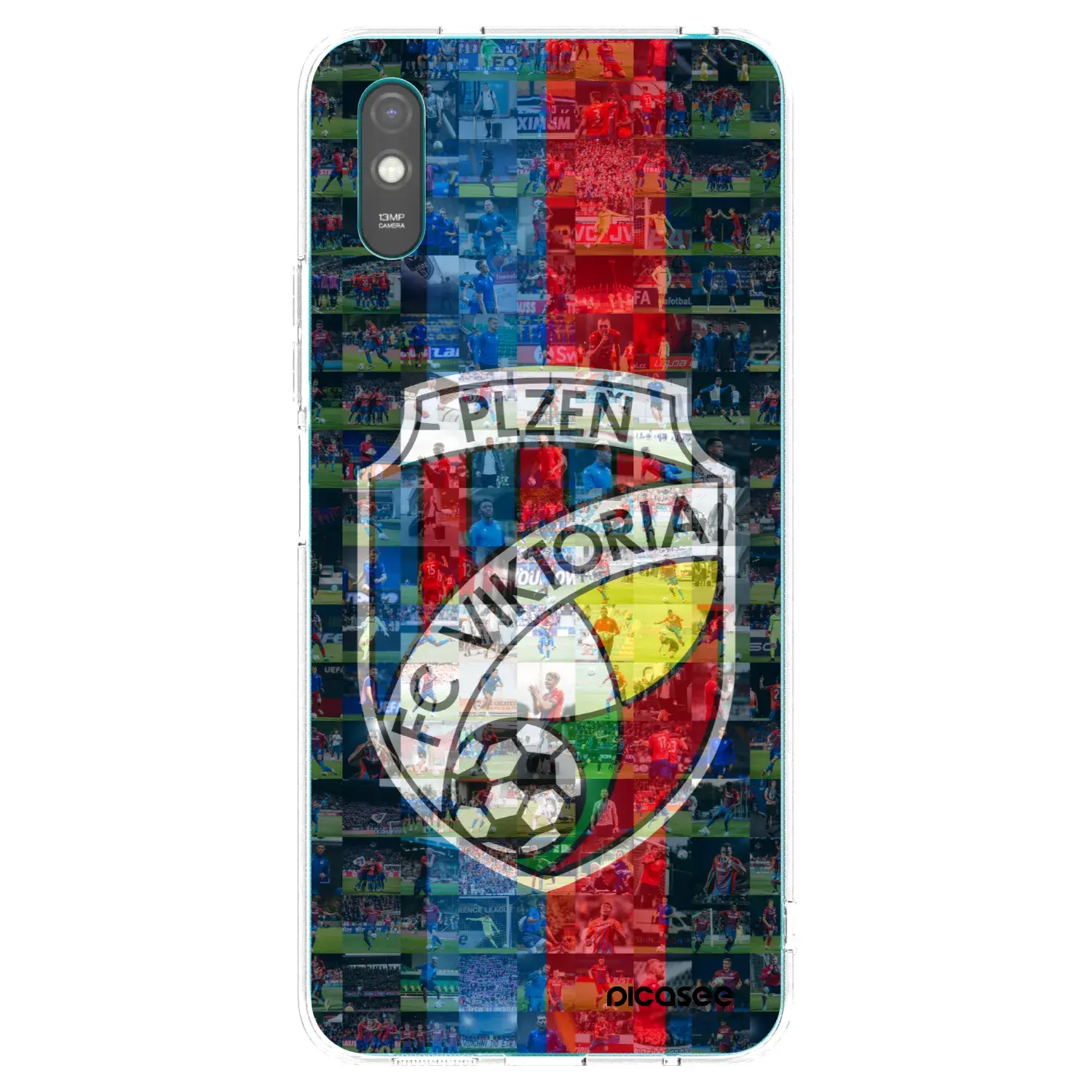 Silikonový průhledný obal pro Xiaomi Redmi 9AT - FC Viktoria Plzeň A