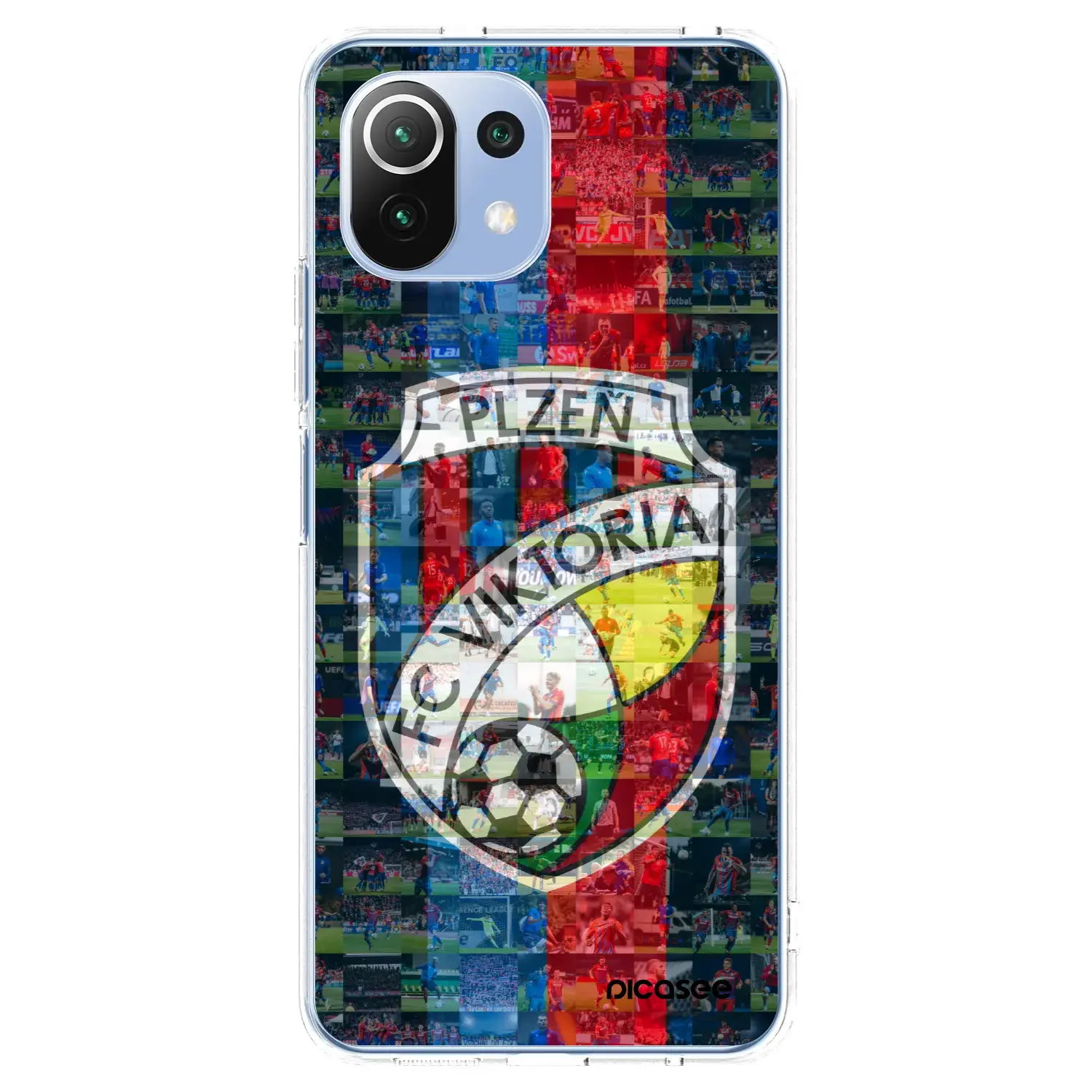 Silikonový průhledný obal pro Xiaomi 11 Lite 5G NE - FC Viktoria Plzeň A