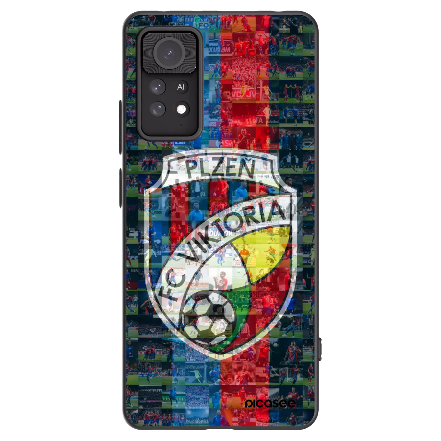 Silikonový černý obal pro Xiaomi Redmi Note 11 Pro 5G - FC Viktoria Plzeň A