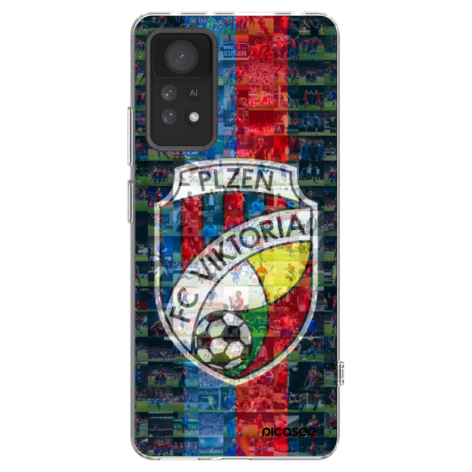 Silikonový průhledný obal pro Xiaomi Redmi Note 11 Pro 5G - FC Viktoria Plzeň A