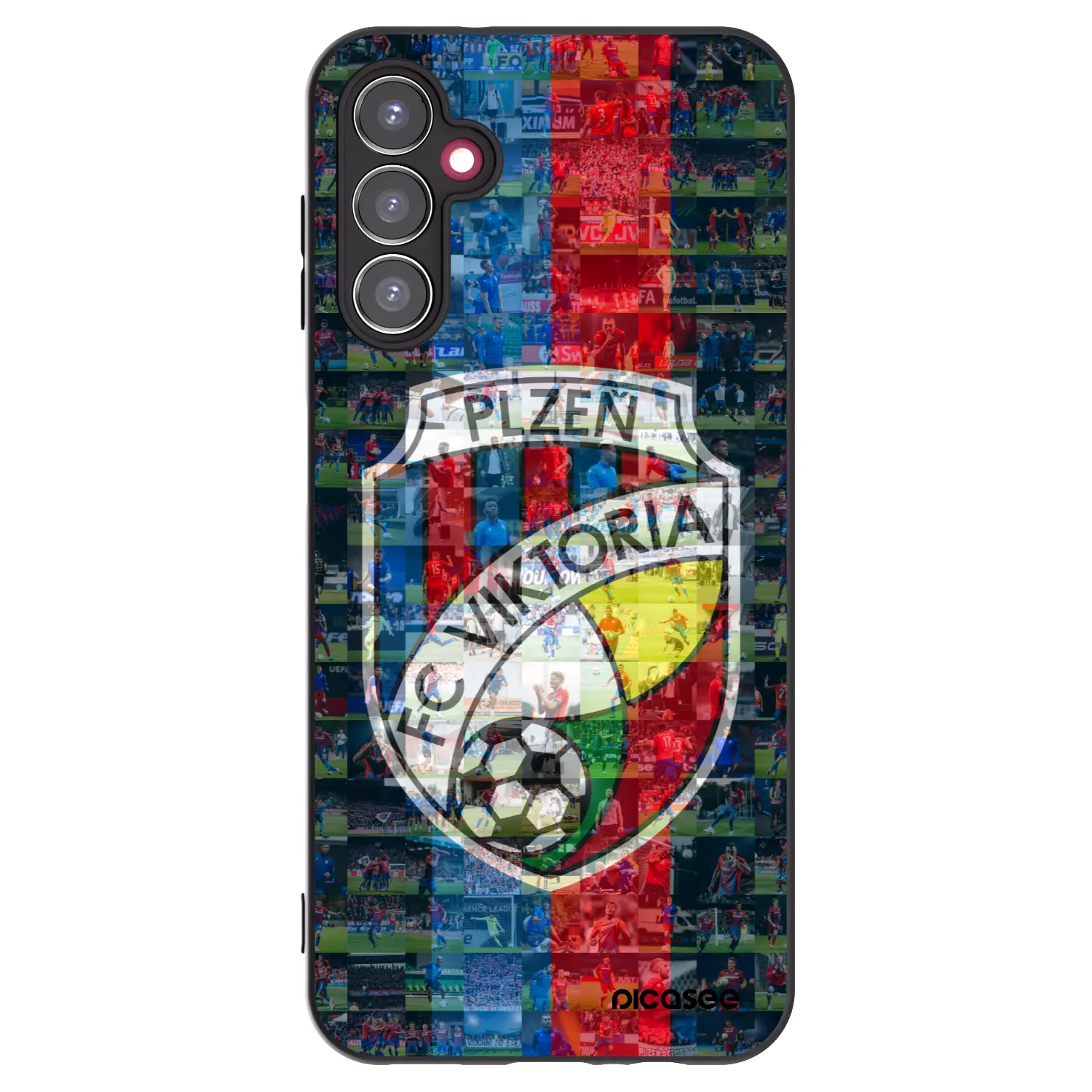 Silikonový černý obal pro Samsung Galaxy A14 5G A146P - FC Viktoria Plzeň A
