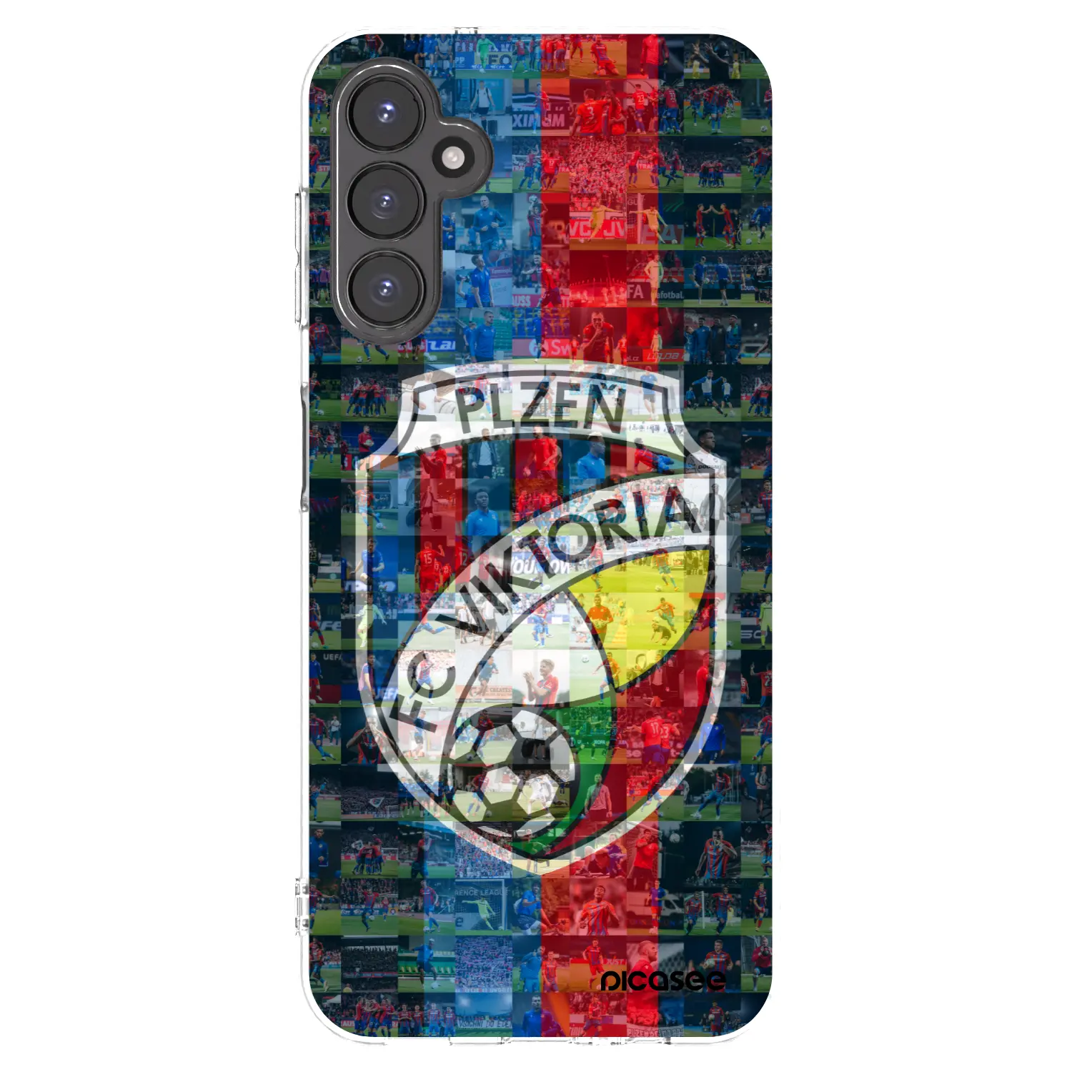 Silikonový průhledný obal pro Samsung Galaxy A14 5G A146P - FC Viktoria Plzeň A