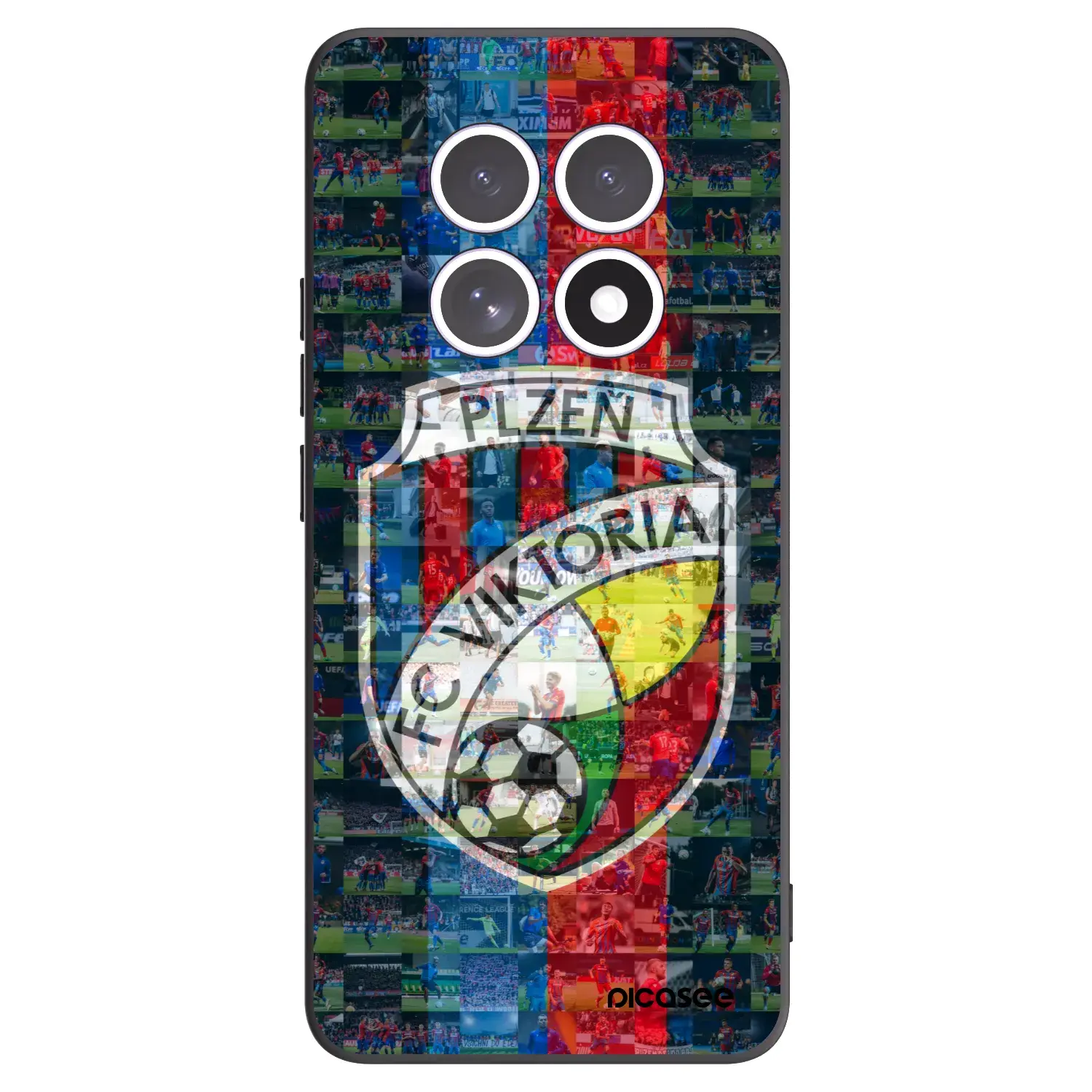 Silikonový černý obal pro Xiaomi Redmi Note 15 4G - FC Viktoria Plzeň A